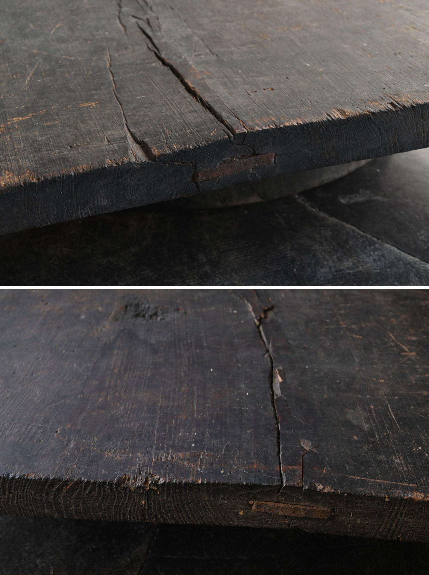Japanese antique wooden low table/1868-1920/Wabi-Sabi sofa table 1
