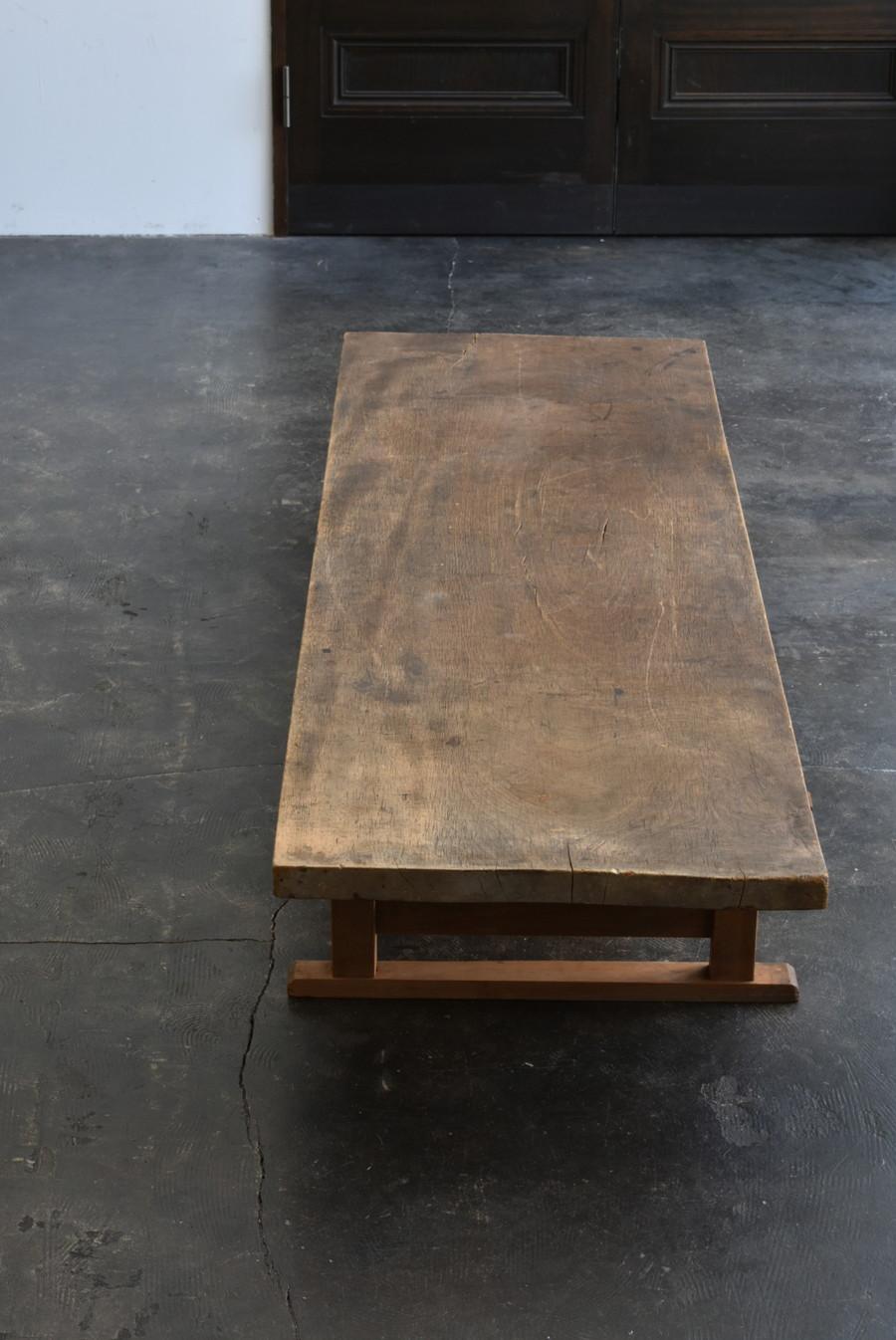 Japanese Antique Wooden Low Table/1912-1950 /Sofa Table/Coffee Table In Good Condition In Sammu-shi, Chiba