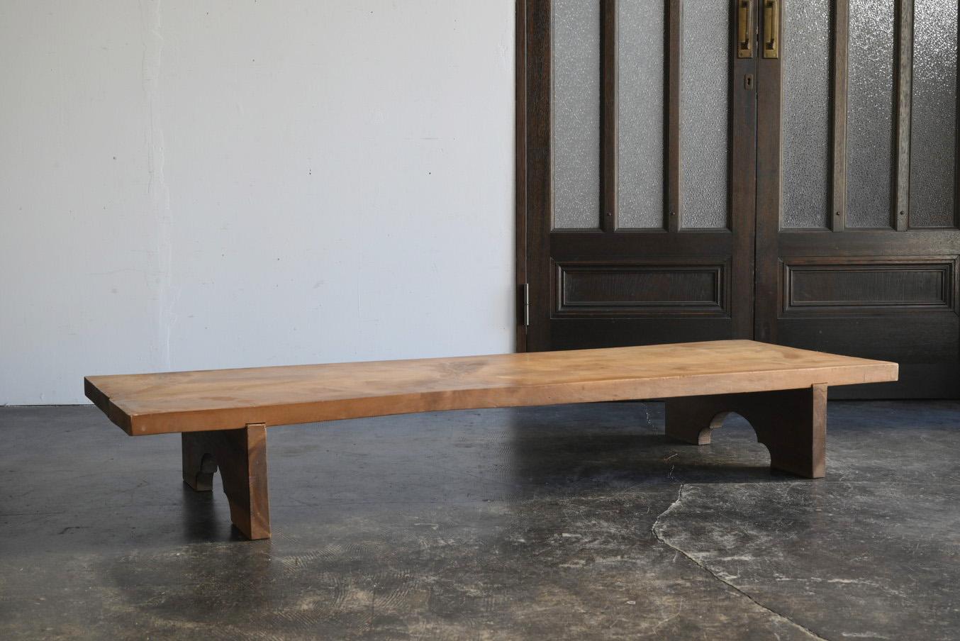 Woodwork Japanese antique wooden low table/20th century/coffee table/sofa table