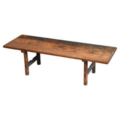 Japanese Antique Wooden Low Table / Coffee Table / Sofa Table / Exhibition Stand