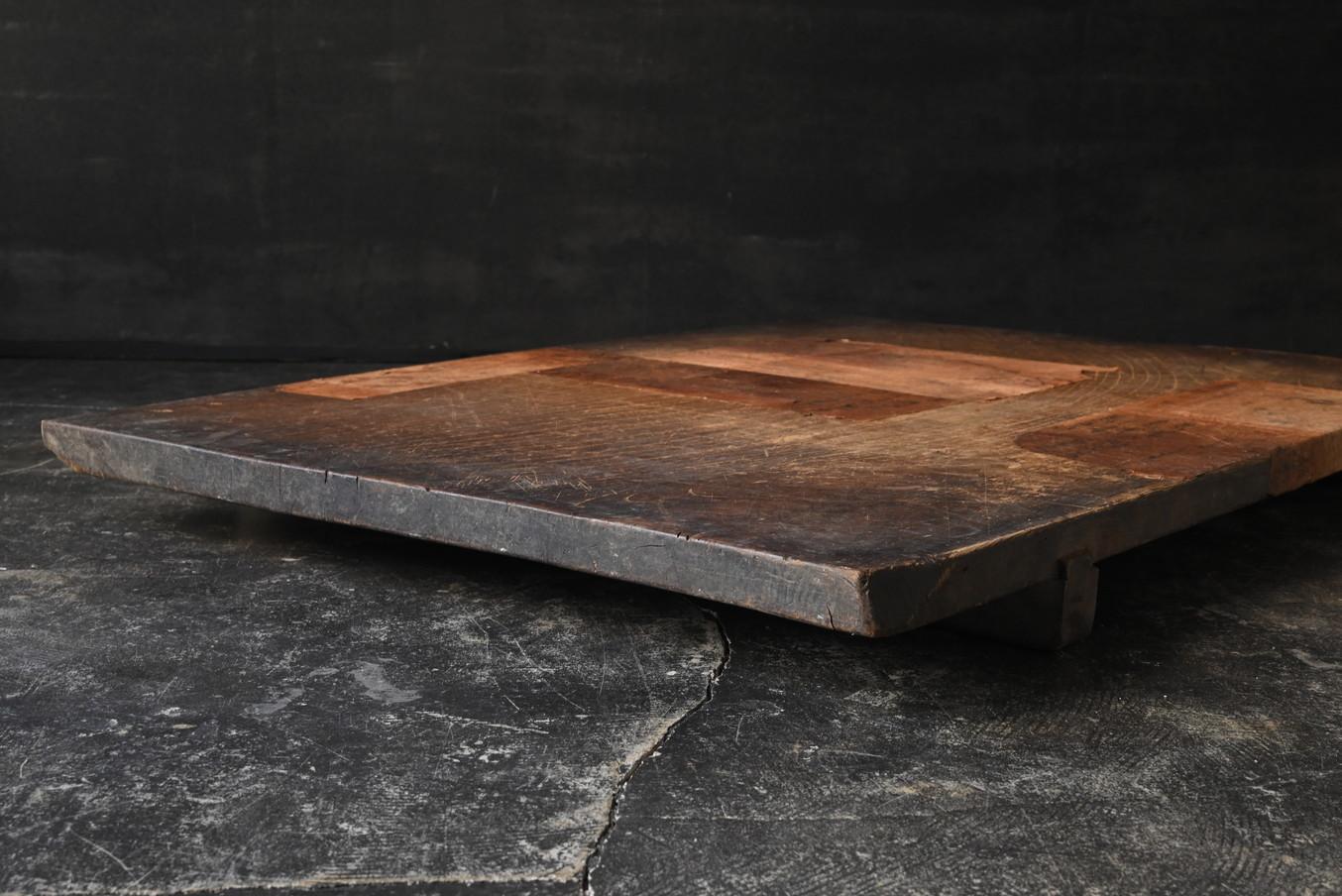 Tavolino basso giapponese in legno antico ricoperto di carta washi / Banco da lavoro wabi-sabi in vendita 7