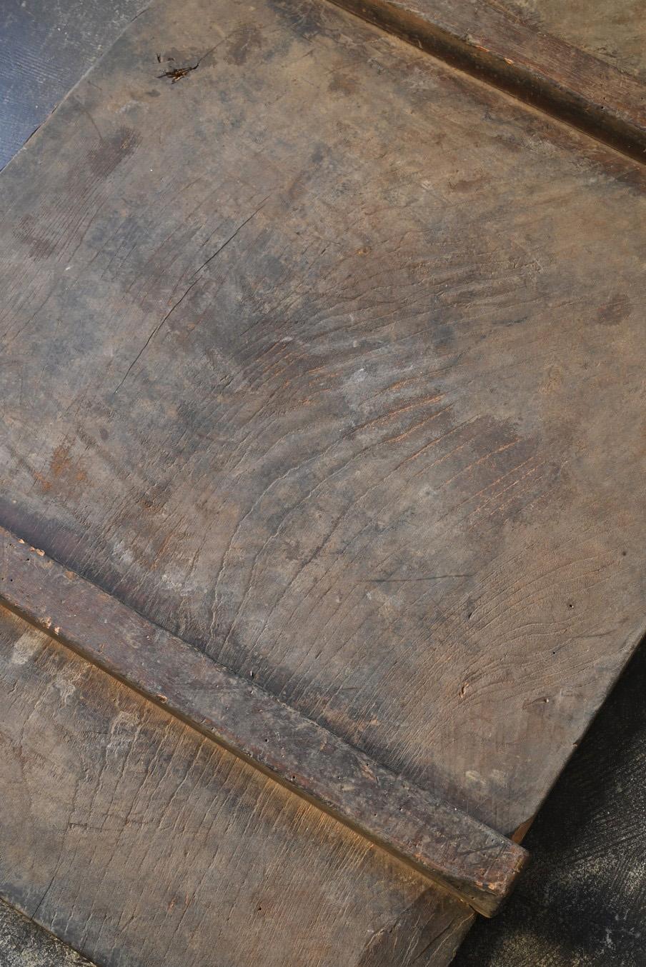 Tavolino basso giapponese in legno antico ricoperto di carta washi / Banco da lavoro wabi-sabi in vendita 10