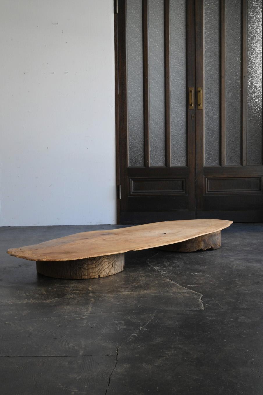 Japanese antique wooden low table/early 20th century/coffee table For Sale 11