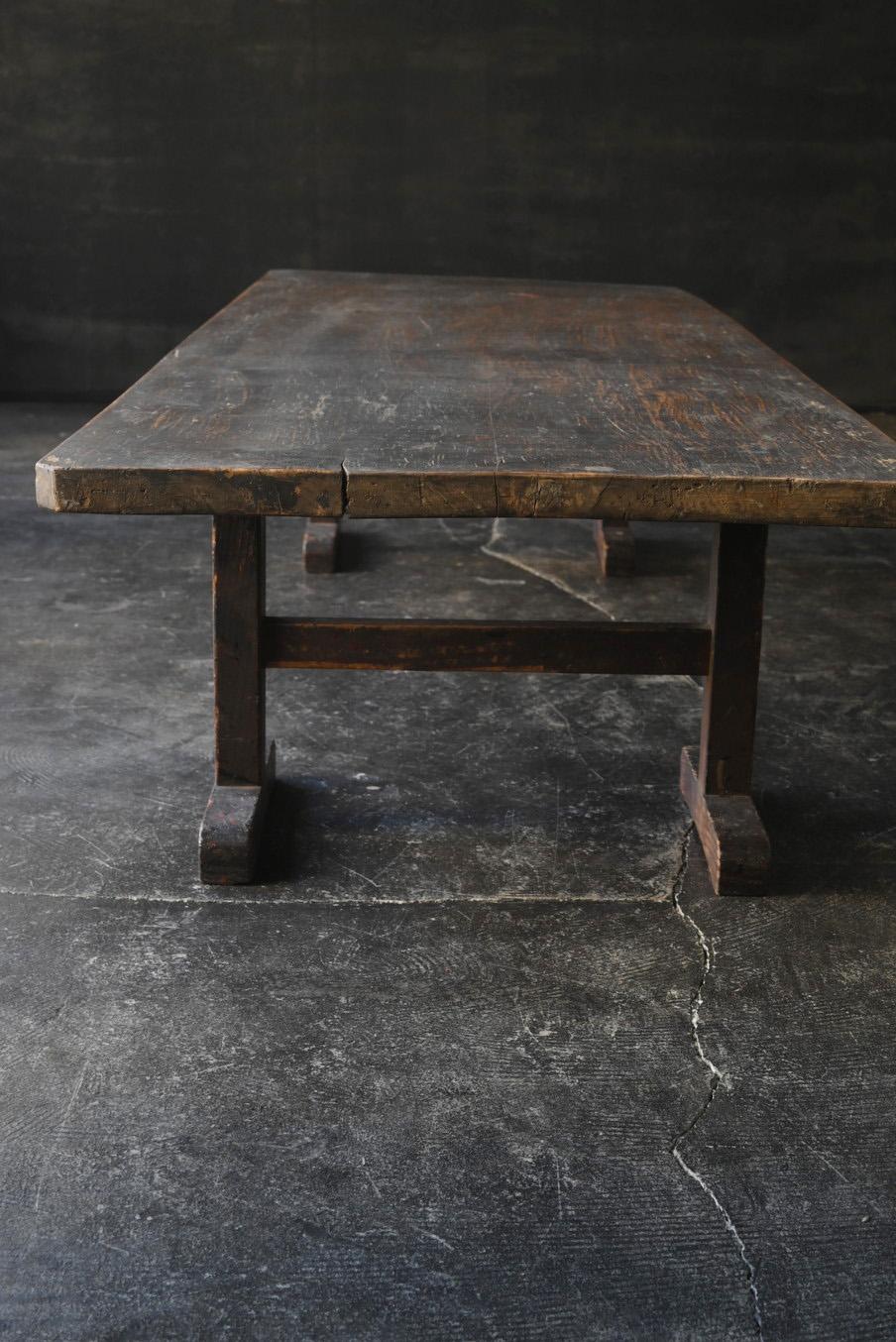Japanese antique wooden low table/first half of the 20th /Wabisabi coffee table 5