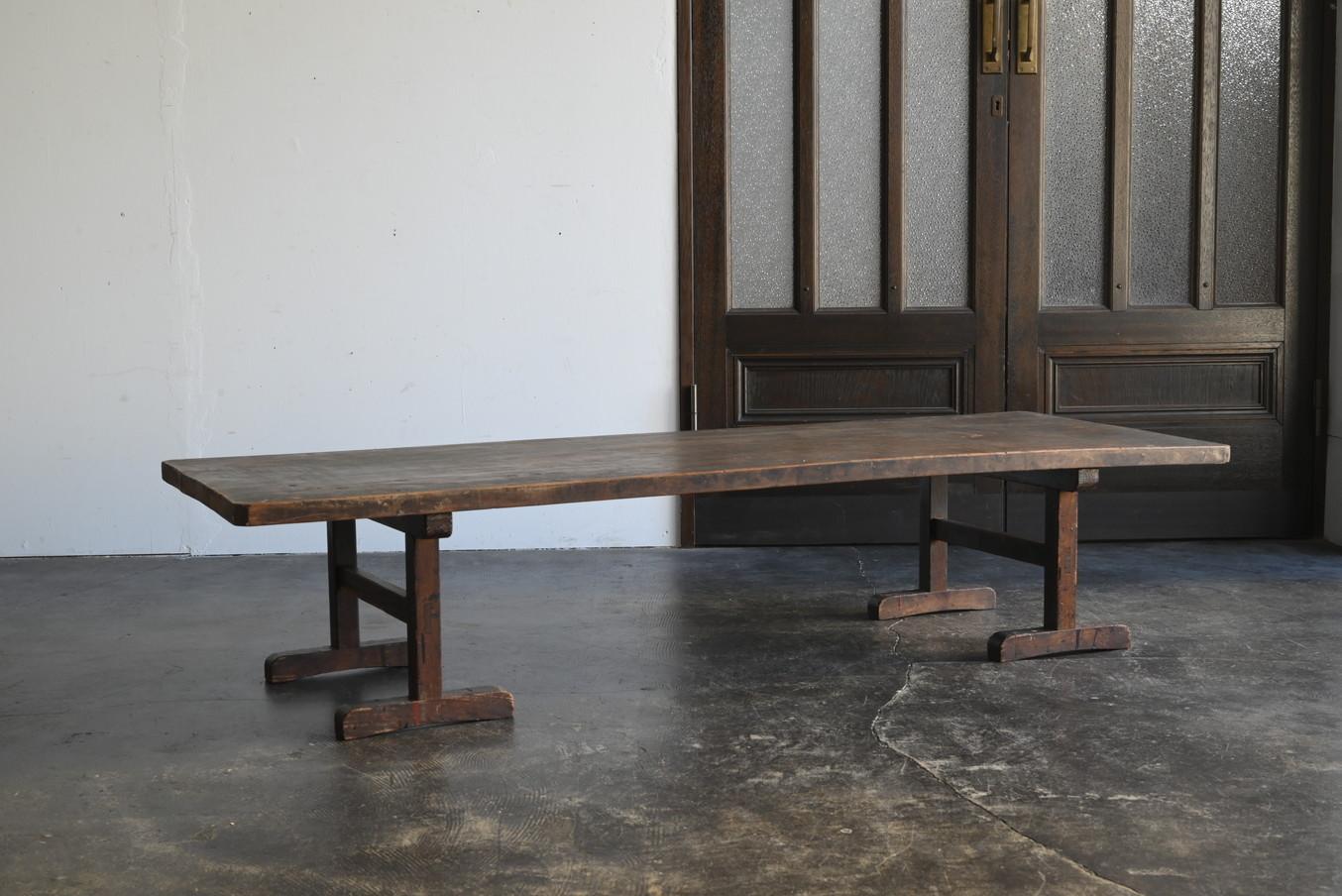 Japanese antique wooden low table/first half of the 20th /Wabisabi coffee table 9