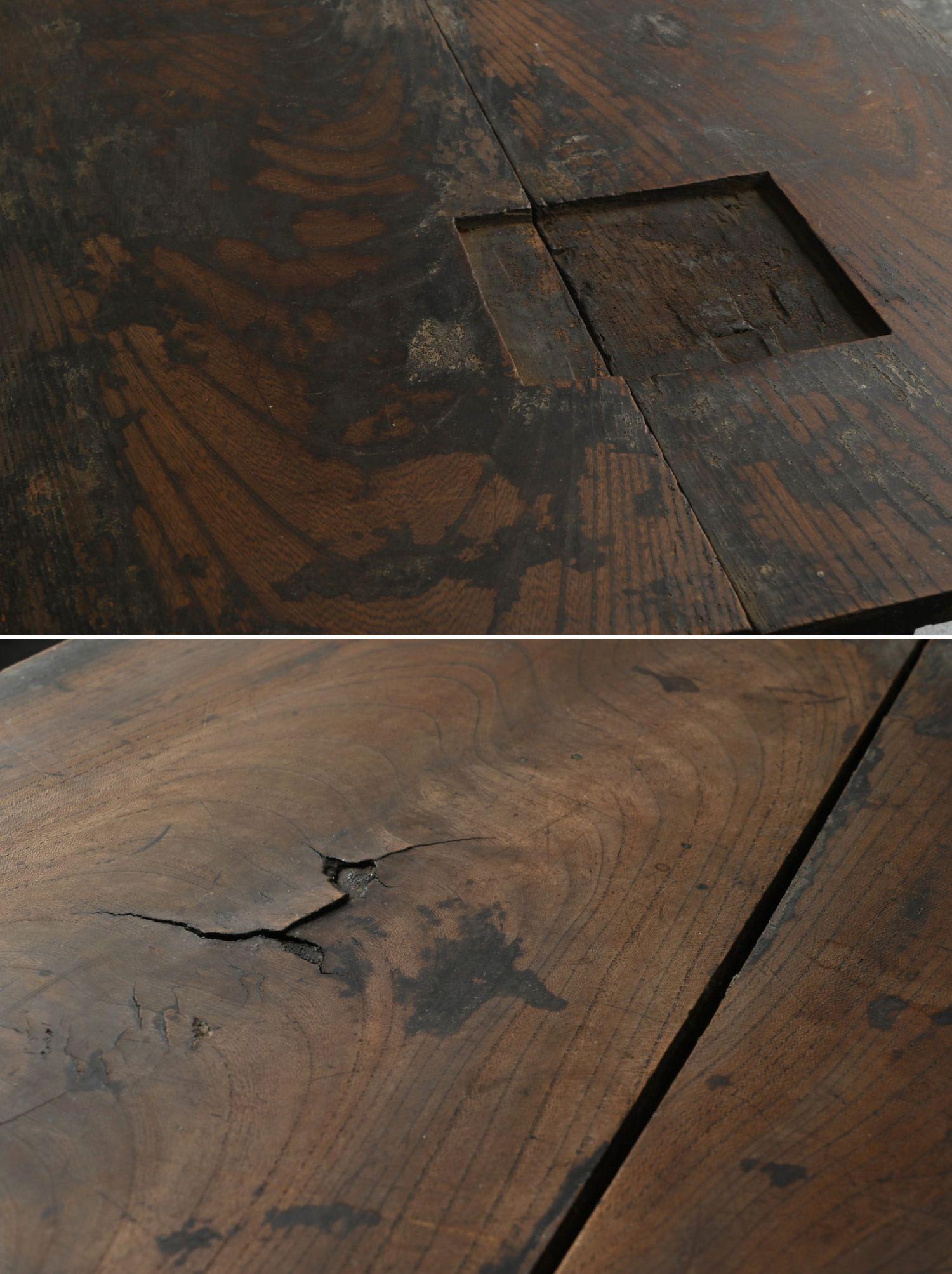 Japanischer antiker niedriger japanischer Holztisch aus Holz/