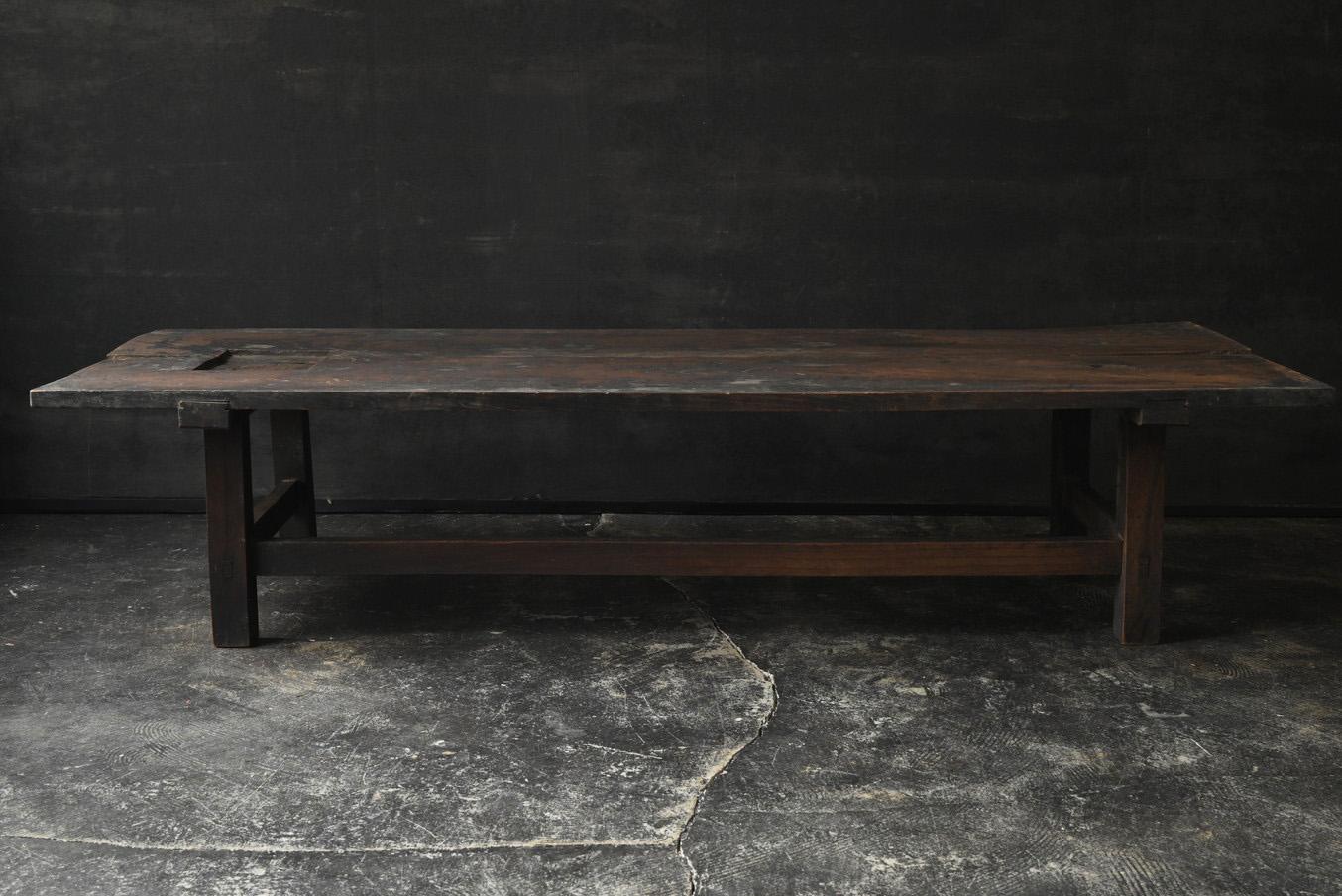 Japanischer antiker niedriger japanischer Holztisch aus Holz/