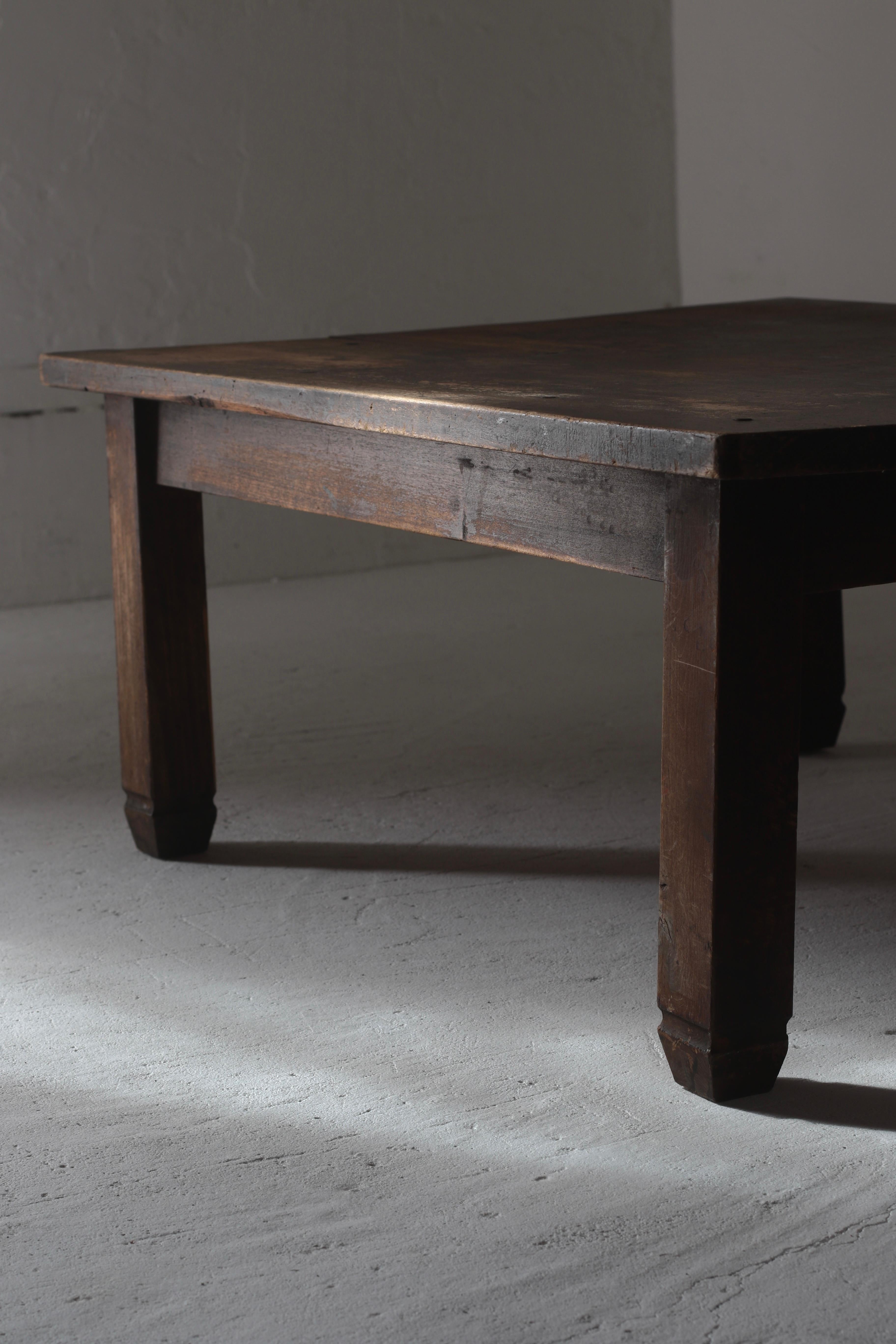 Japanese Antique Wooden Low Table / Meiji period / WabiSabi 4