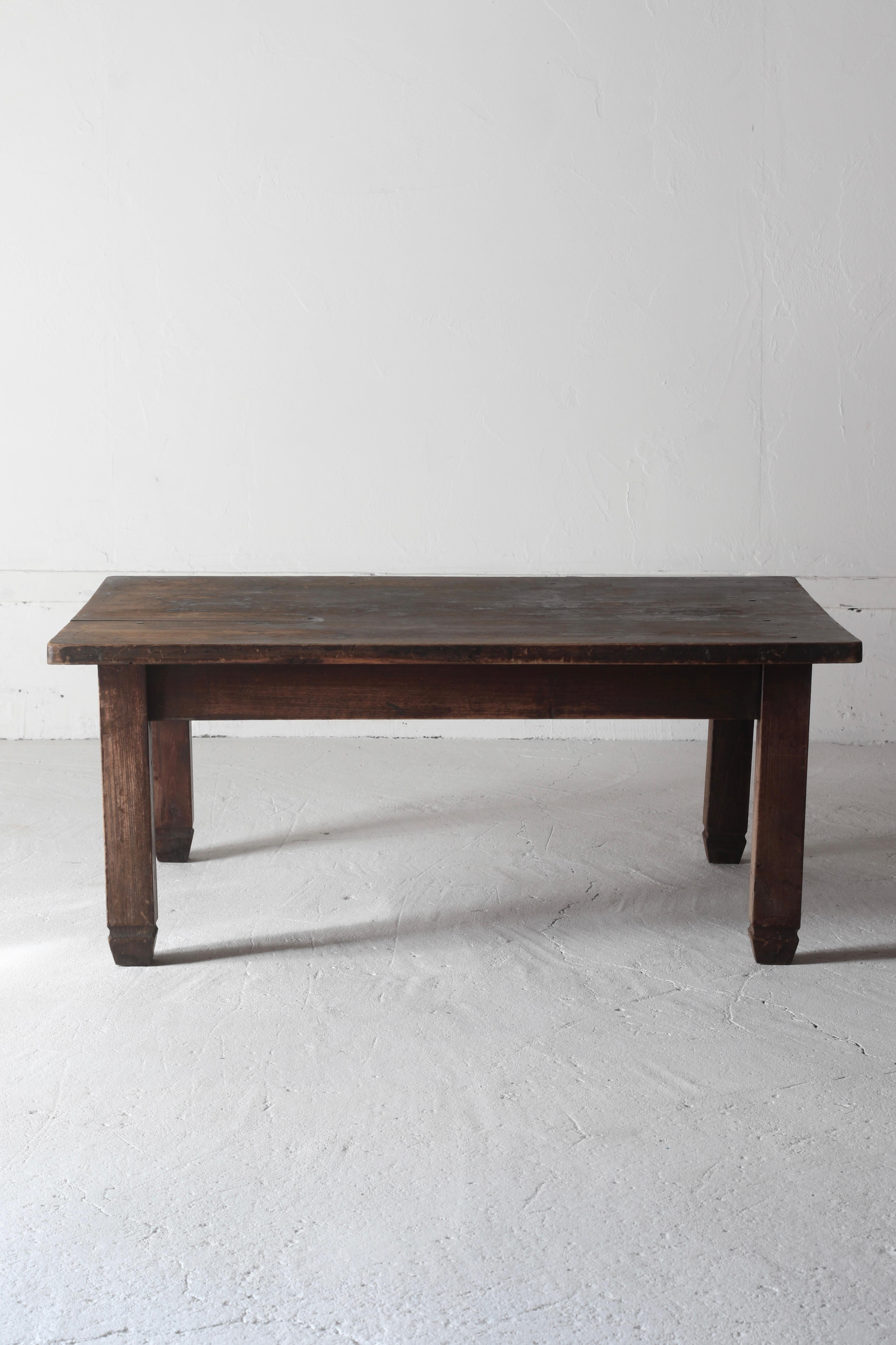 Japanese Antique Wooden Low Table / Meiji period / WabiSabi 9