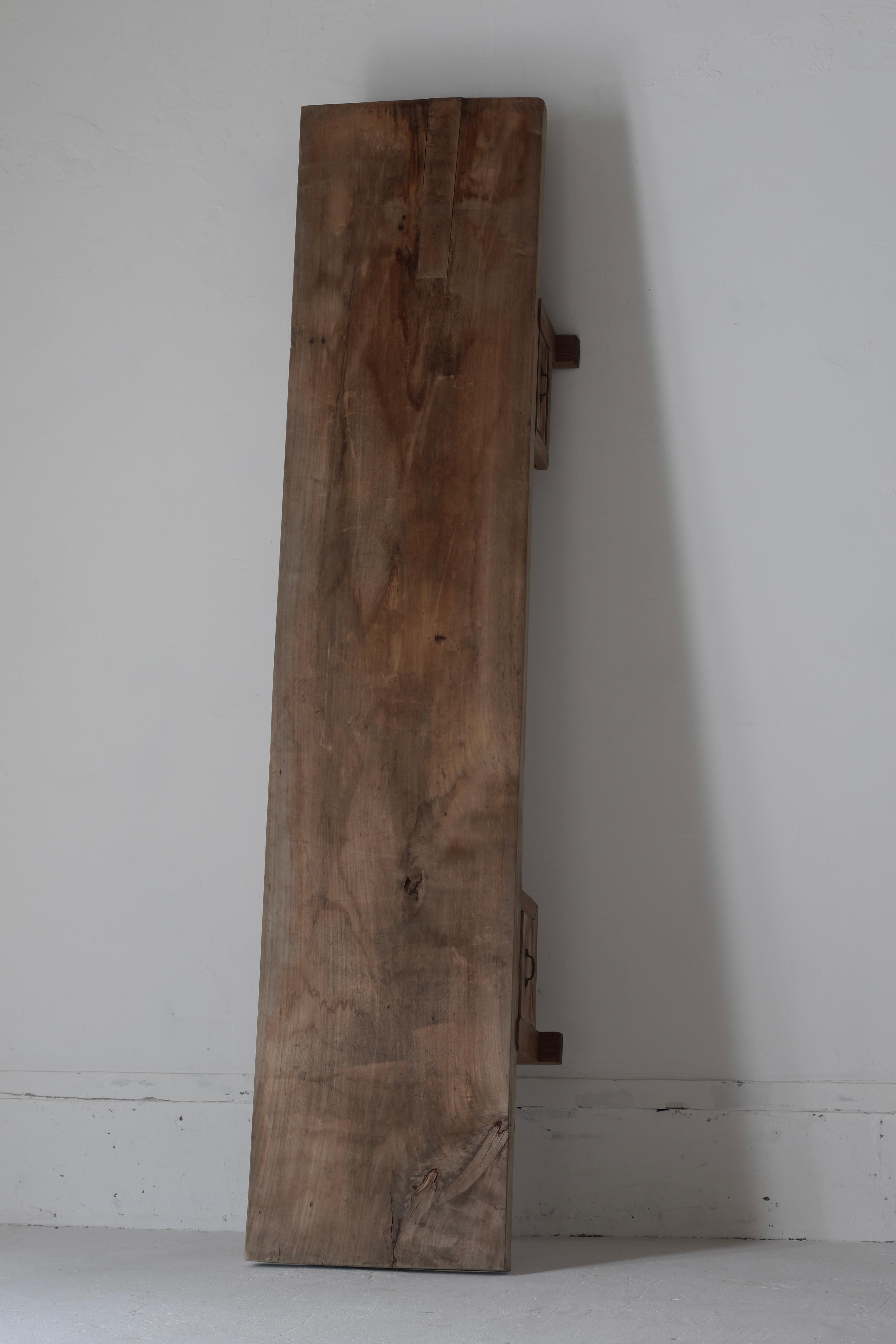 Japanese Antique Wooden Low Table / Taisho Period WabiSabi Primitive 7