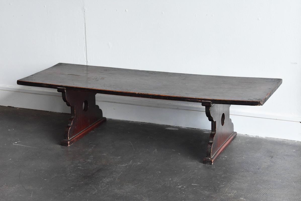 Other Japanese Antique Wooden Low Table / TV Board / 1800-1912 'Edo-Meiji Period'