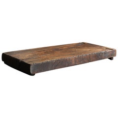 Japanese Antique Wooden Low Table/Wall Hanging Object/1900-1920