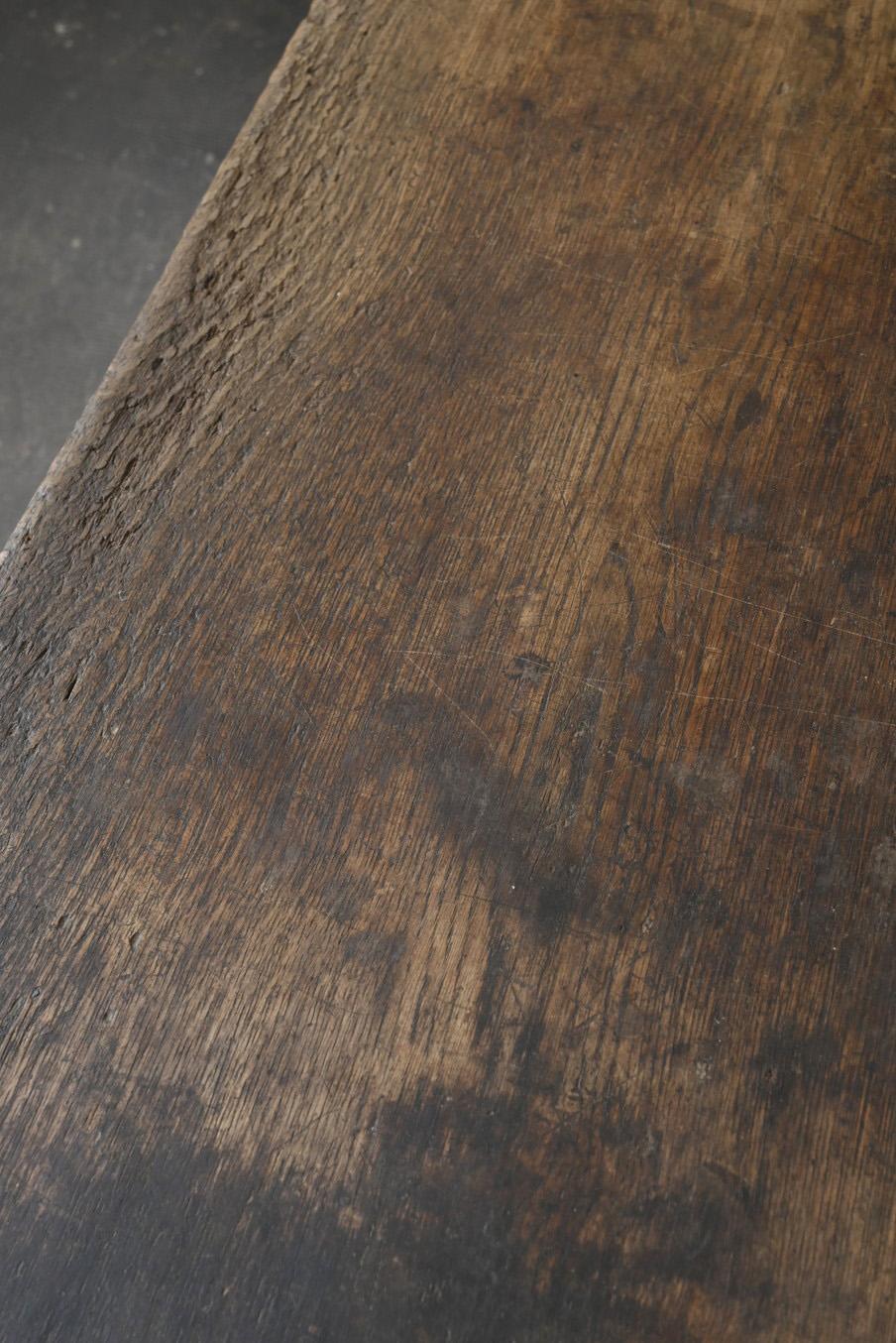 XX secolo Antico tavolo basso giapponese in legno/banco da lavoro usato dagli artigiani/sgabello/20° secolo