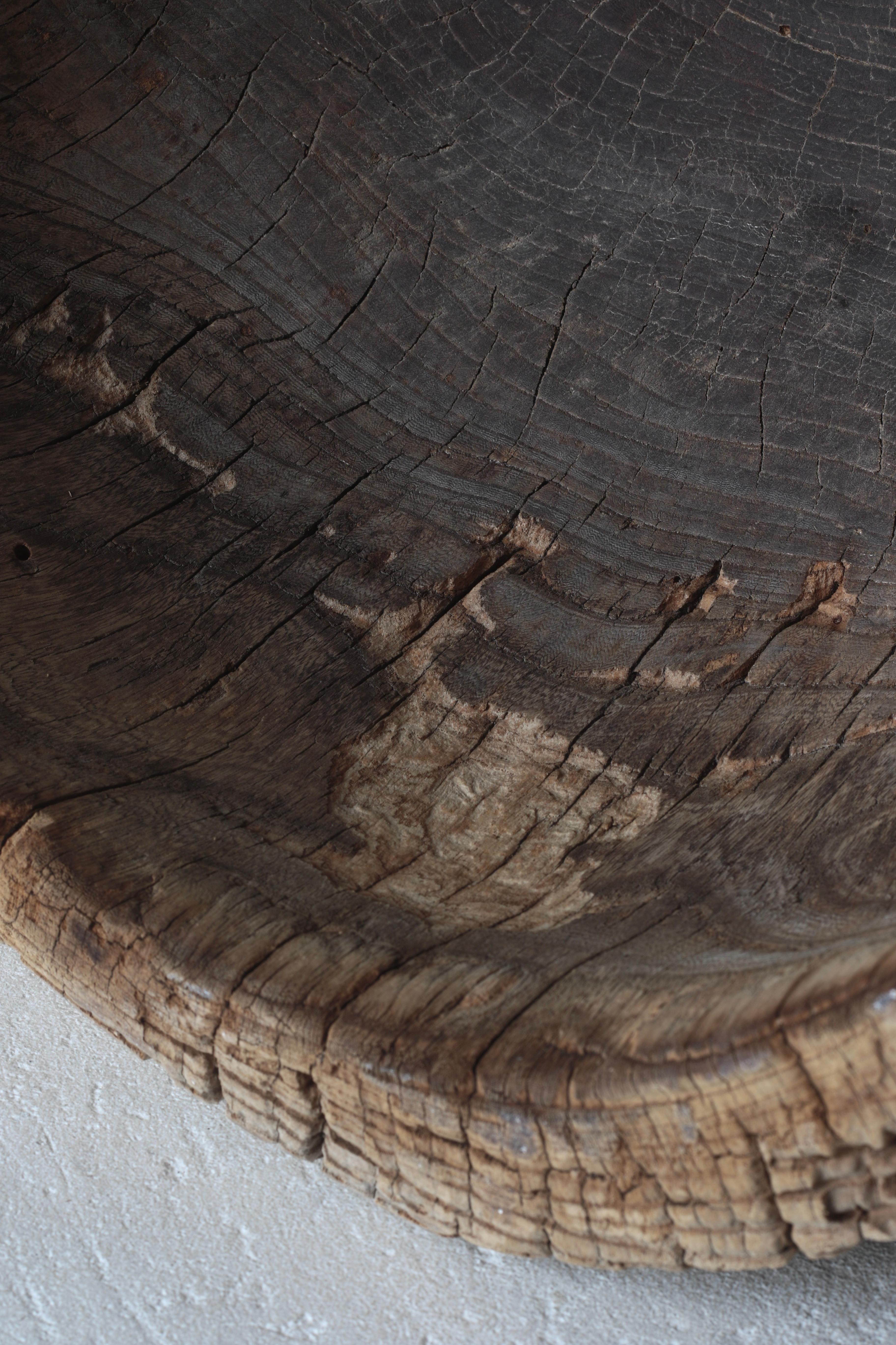 Mortar japonais ancien / Table basse / Wabisabi Primitive 3