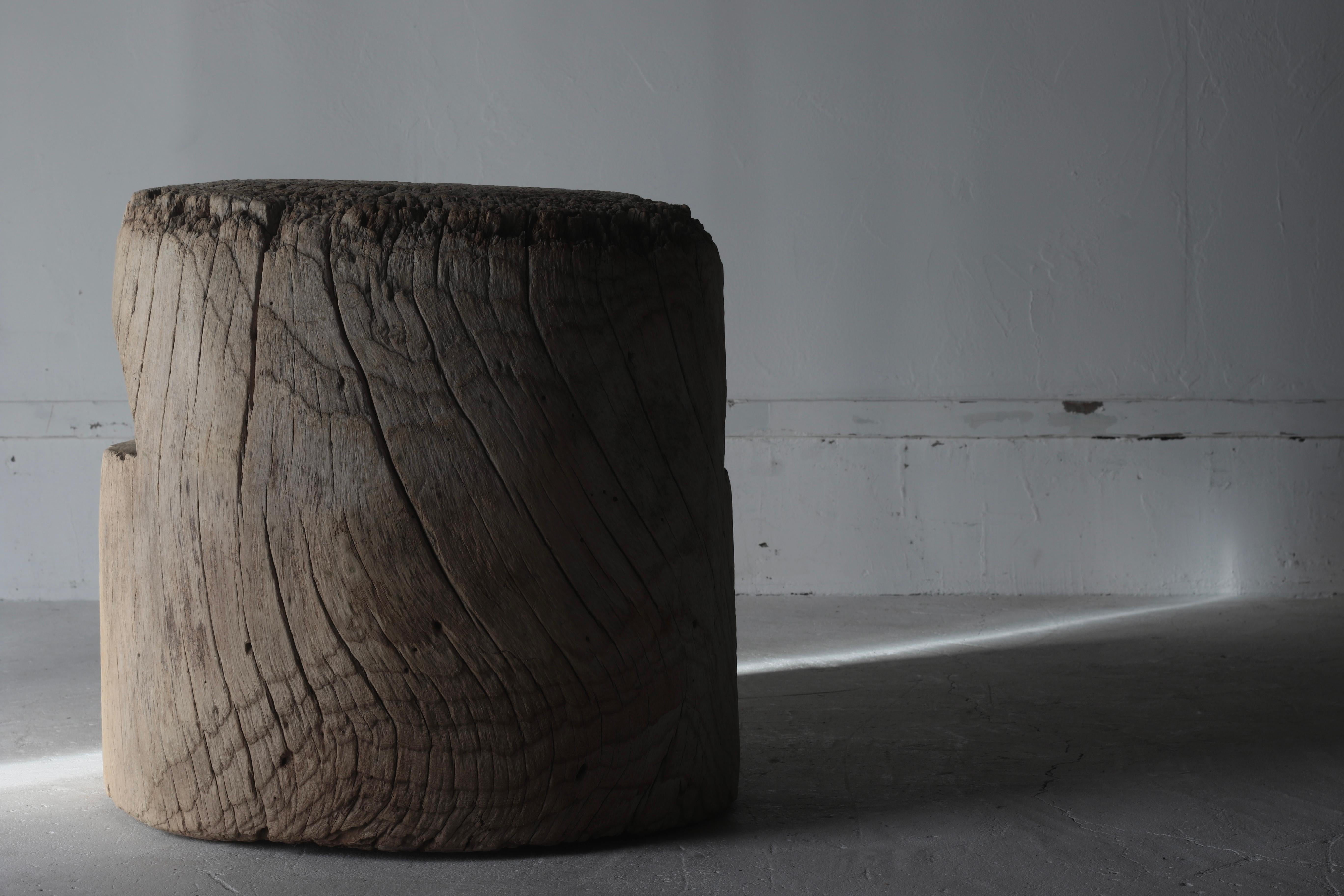 Mortar japonais ancien / Table basse / Wabisabi Primitive 6