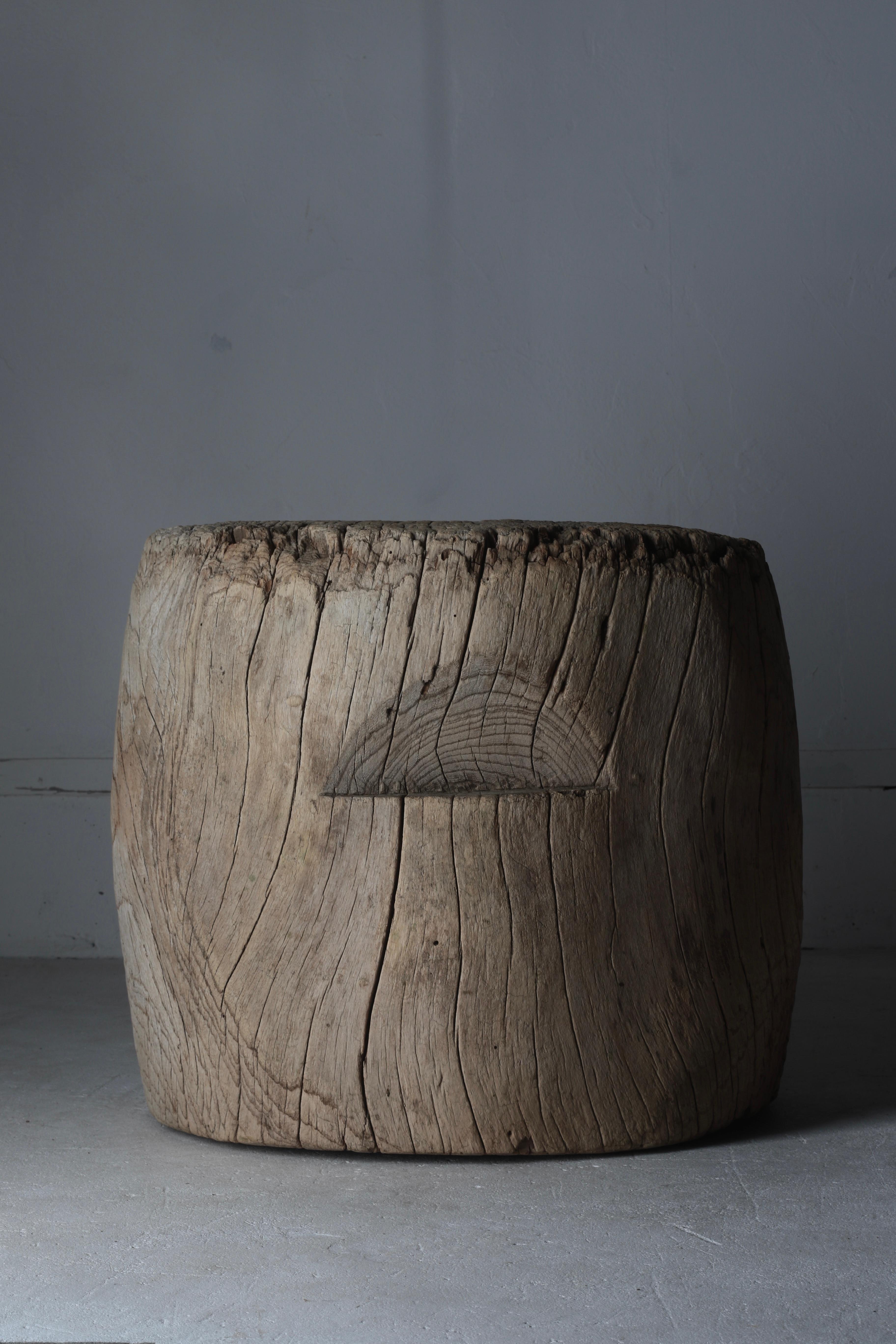 Mortar japonais ancien / Table basse / Wabisabi Primitive 7