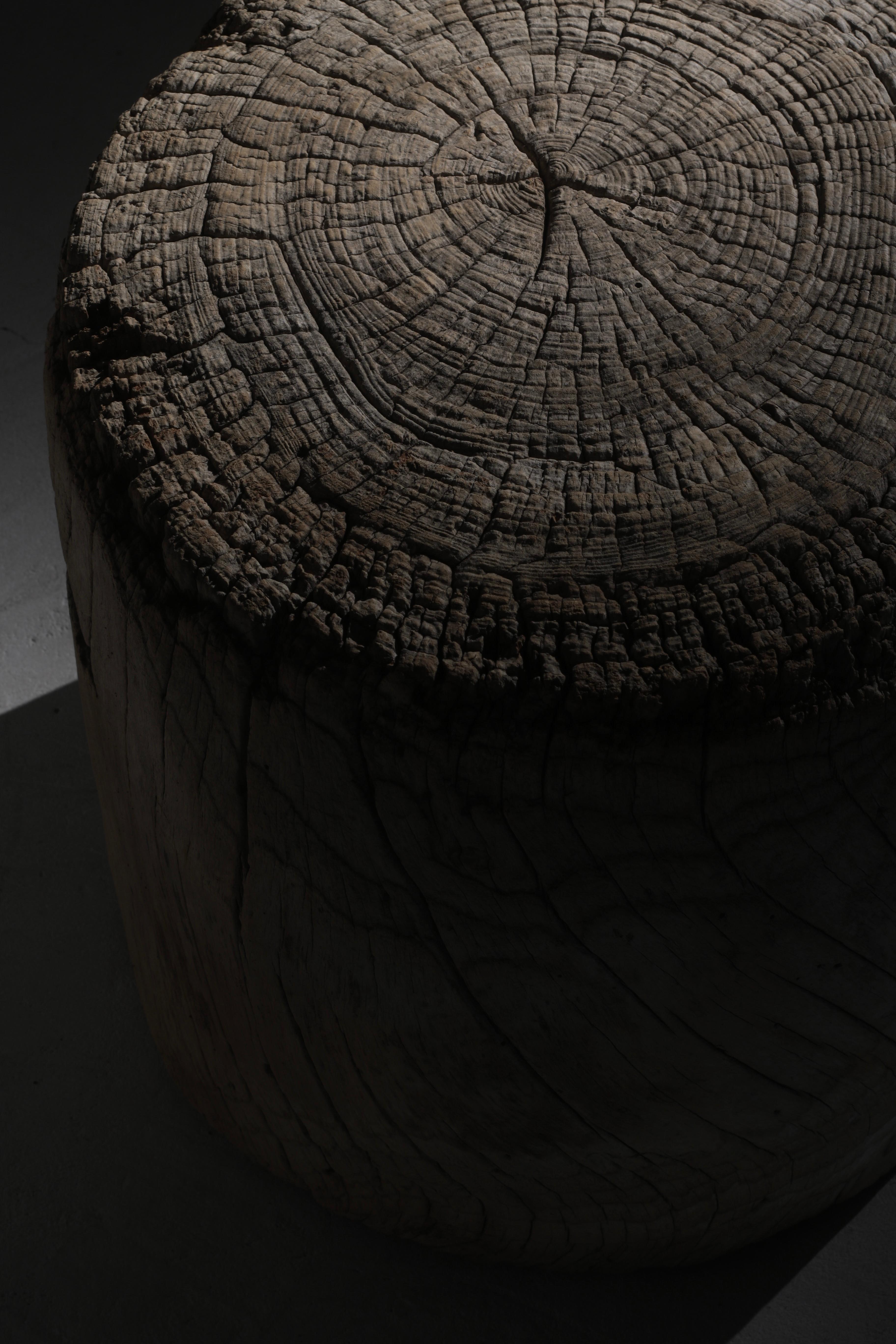 Mortar japonais ancien / Table basse / Wabisabi Primitive 11