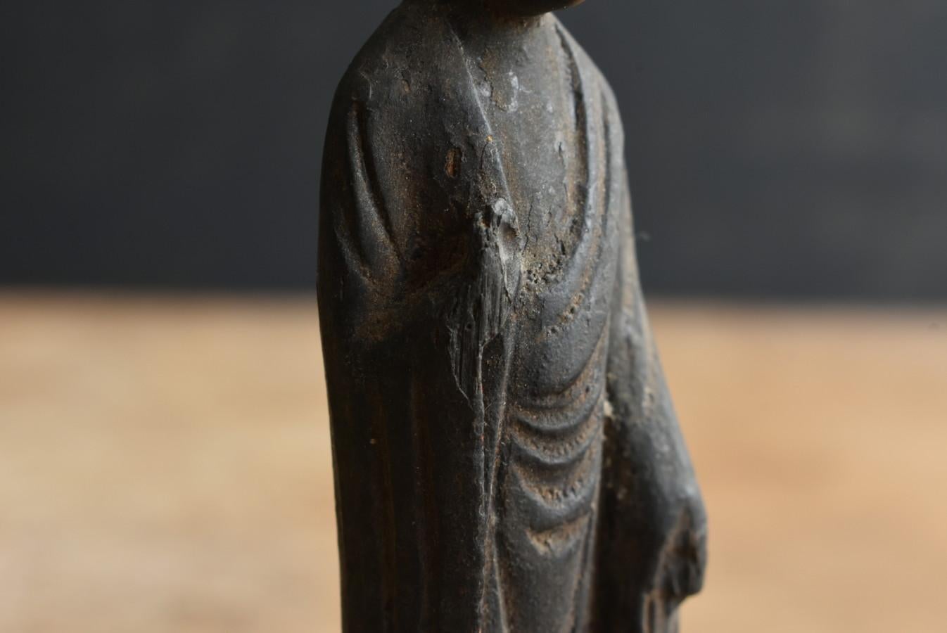 18th Century and Earlier Japanese Antique Wooden Small Buddha Statue/Edo Period/1700s/Nyorai