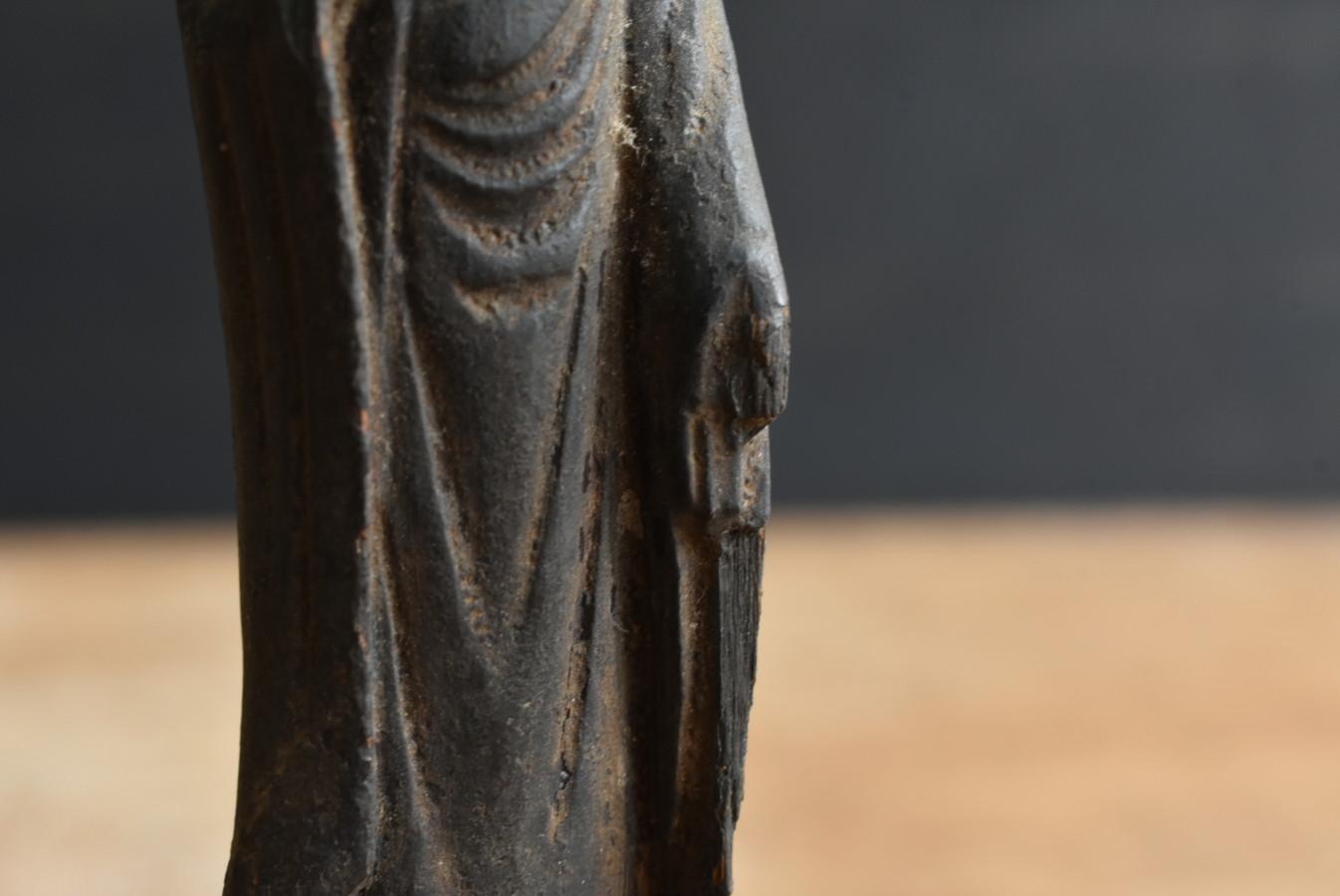 Japanese Antique Wooden Small Buddha Statue/Edo Period/1700s/Nyorai 1