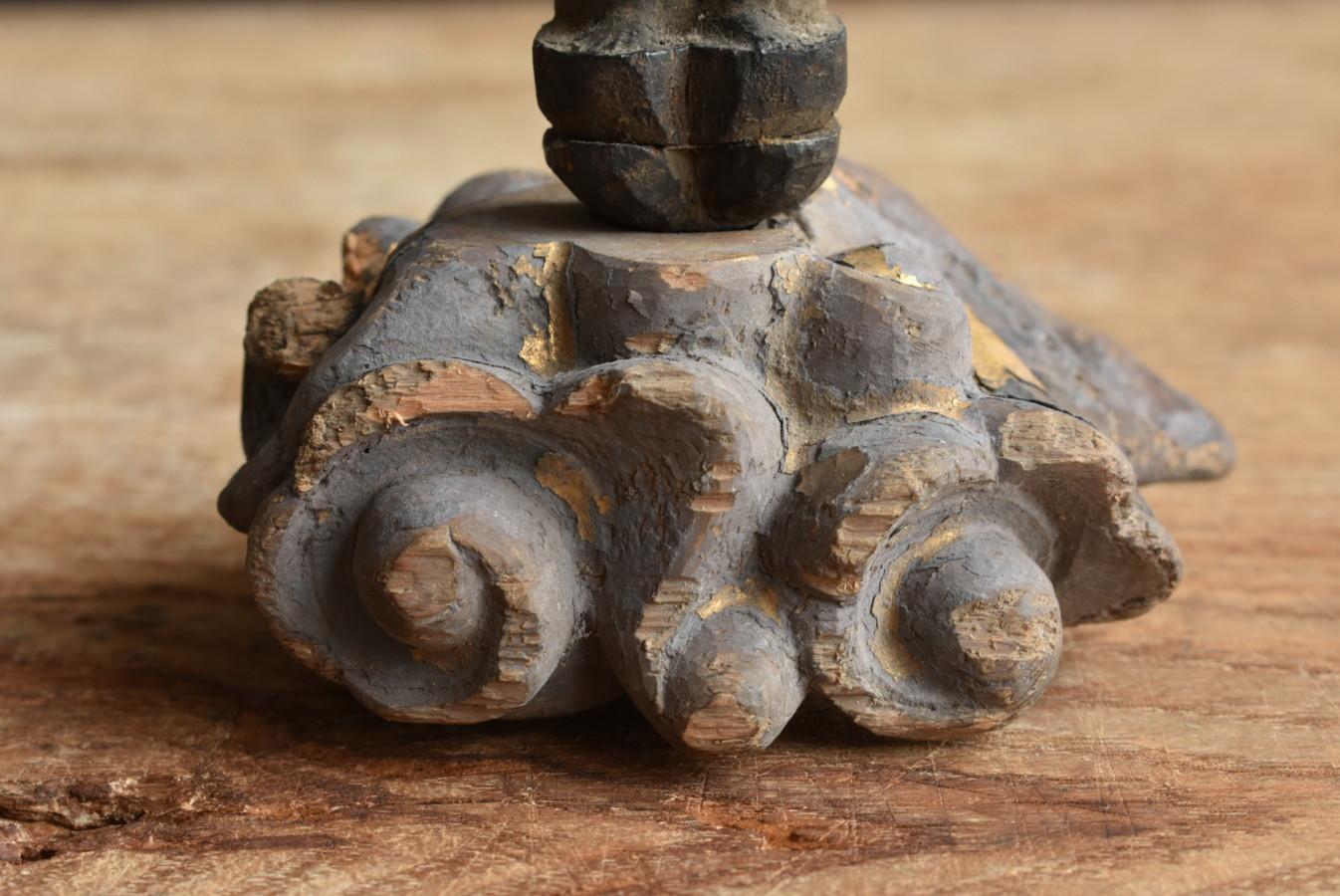 Japanese Antique Wooden Small Buddha Statue/Edo Period/1700s/Nyorai 3