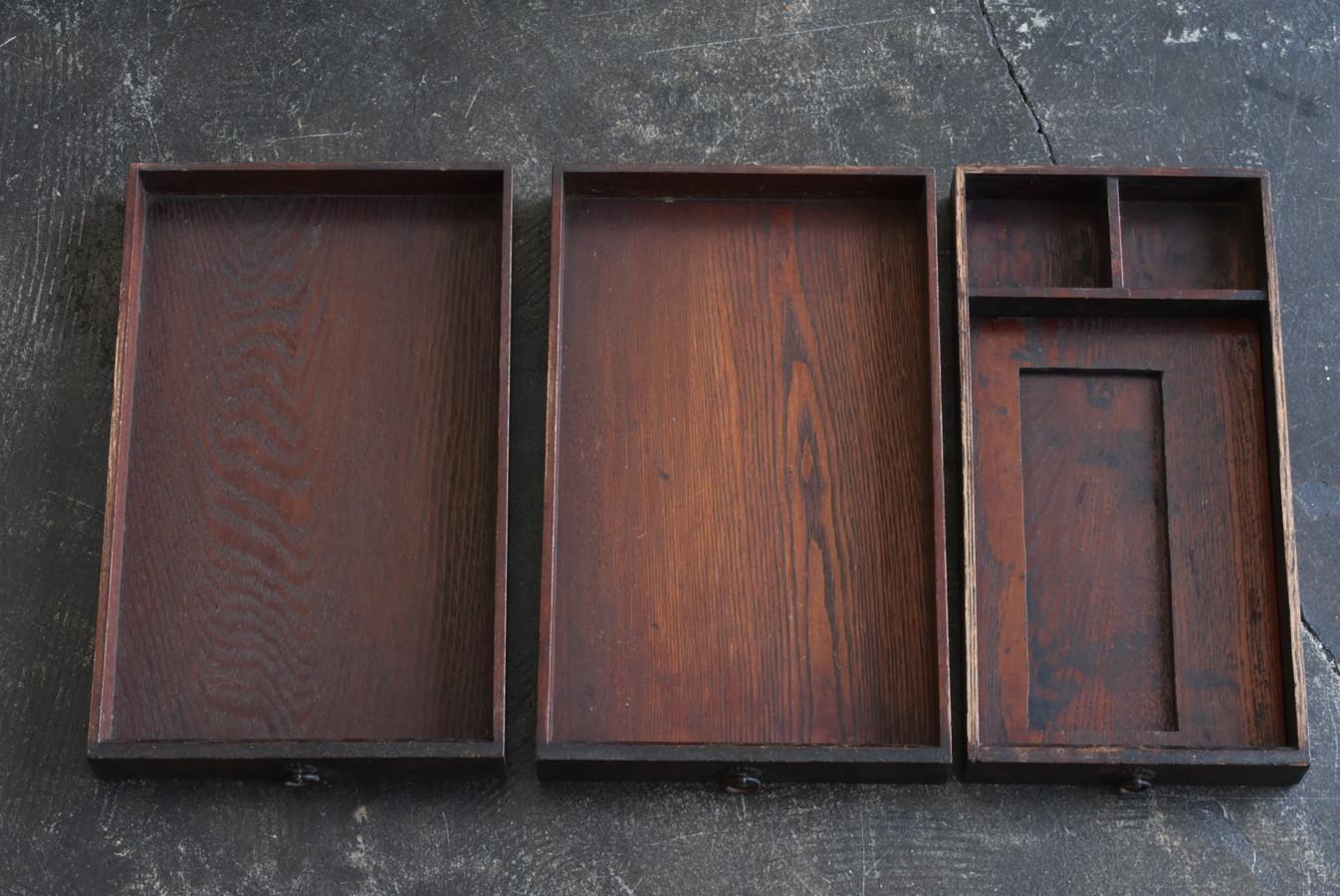 Japanese antique wooden small drawer / 1800-1912 / Wabi-sabi furniture 10
