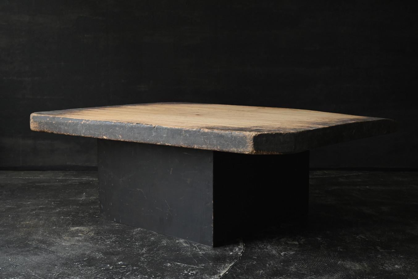 Mesa de sofá japonesa antigua de madera/Siglo XIX tardío/Mesa baja wabi-sabi en venta 2