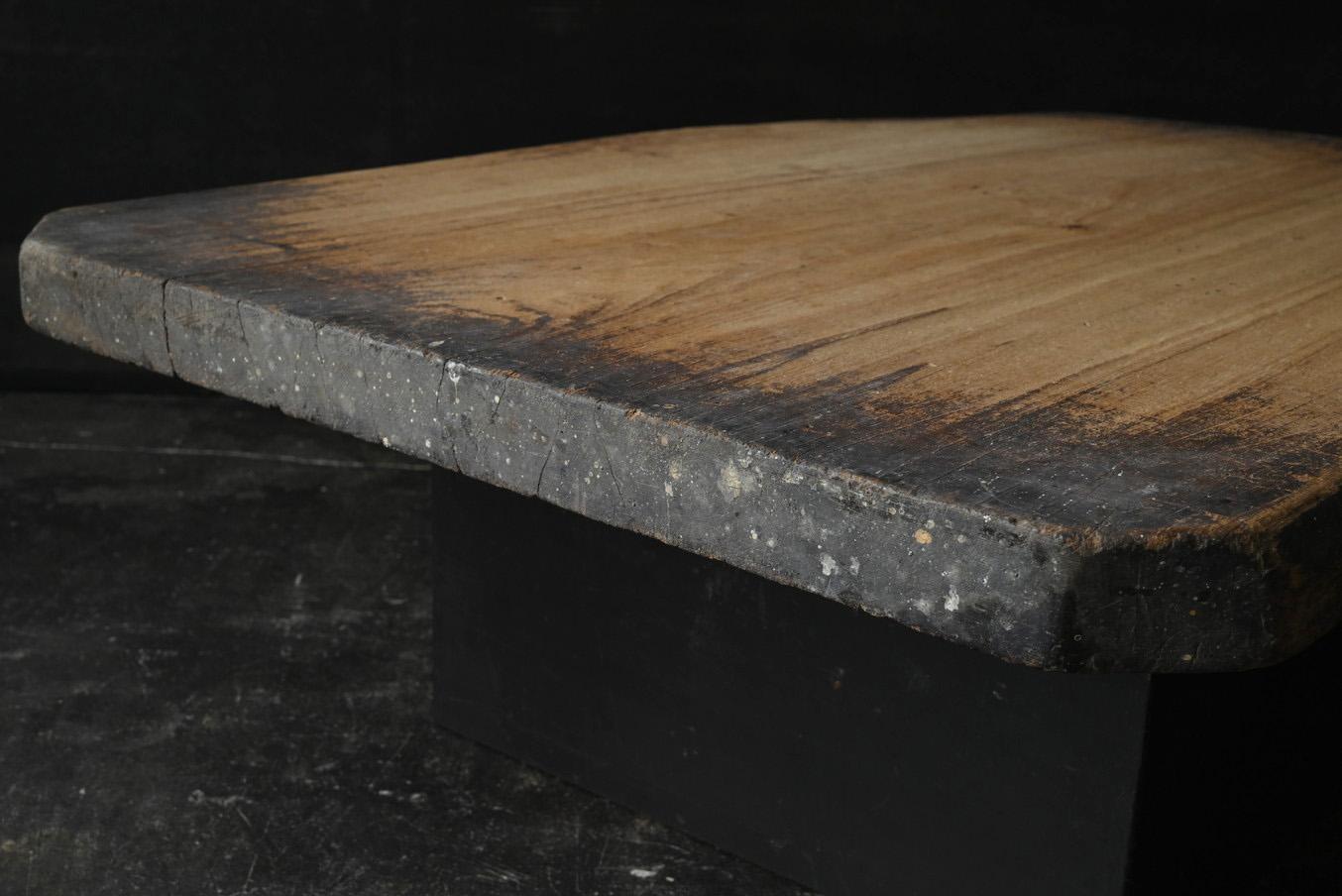Mesa de sofá japonesa antigua de madera/Siglo XIX tardío/Mesa baja wabi-sabi en venta 5