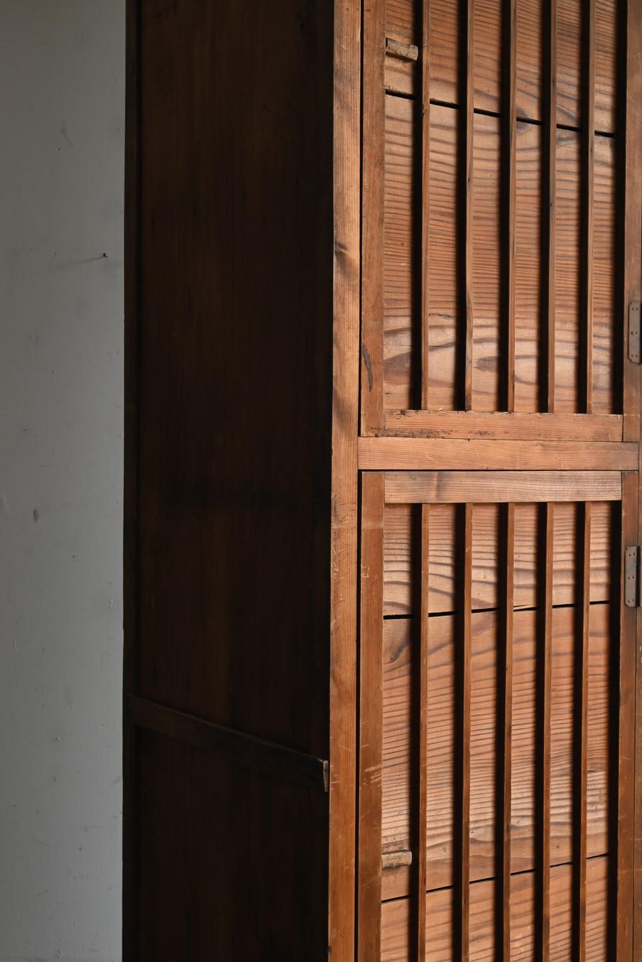 Antikes japanisches, antikes Holz-Aufbewahrungsregal/Schrank aus Holz/ frühes 20. Jahrhundert/Woodenschrank im Angebot 7