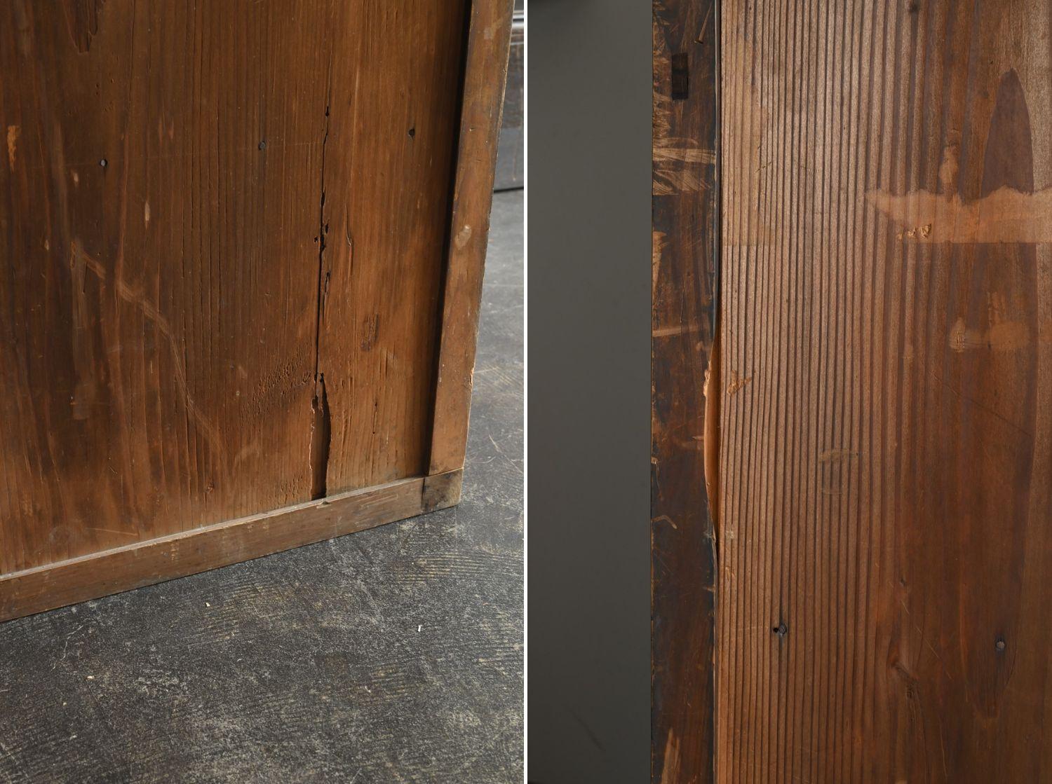 Antikes japanisches, antikes Holz-Aufbewahrungsregal/Schrank aus Holz/ frühes 20. Jahrhundert/Woodenschrank im Angebot 13