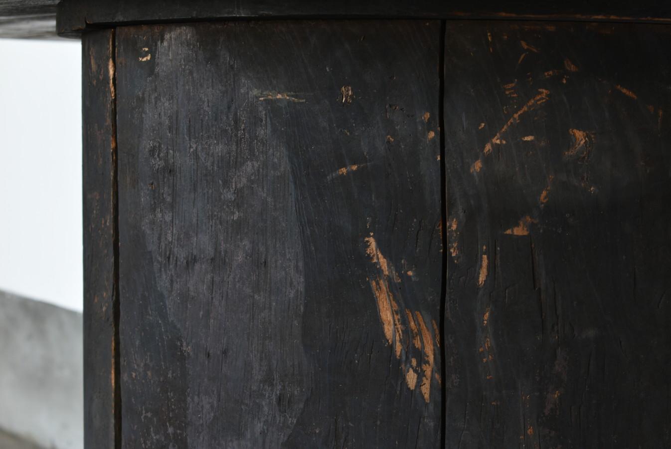 Japanischer antiker Holztisch für die Wandmontage/Tisch aus dem frühen 20. Jahrhundert/Wabisabi im Angebot 4
