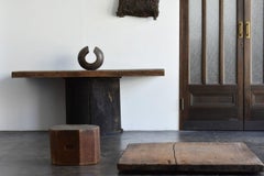 Japanese antique wooden table for wall mounting/Early 20thCentury/Wabisabi table