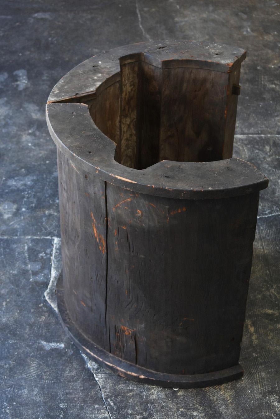 Japanischer antiker Holztisch für die Wandmontage/Tisch aus dem frühen 20. Jahrhundert/Wabisabi im Angebot 1