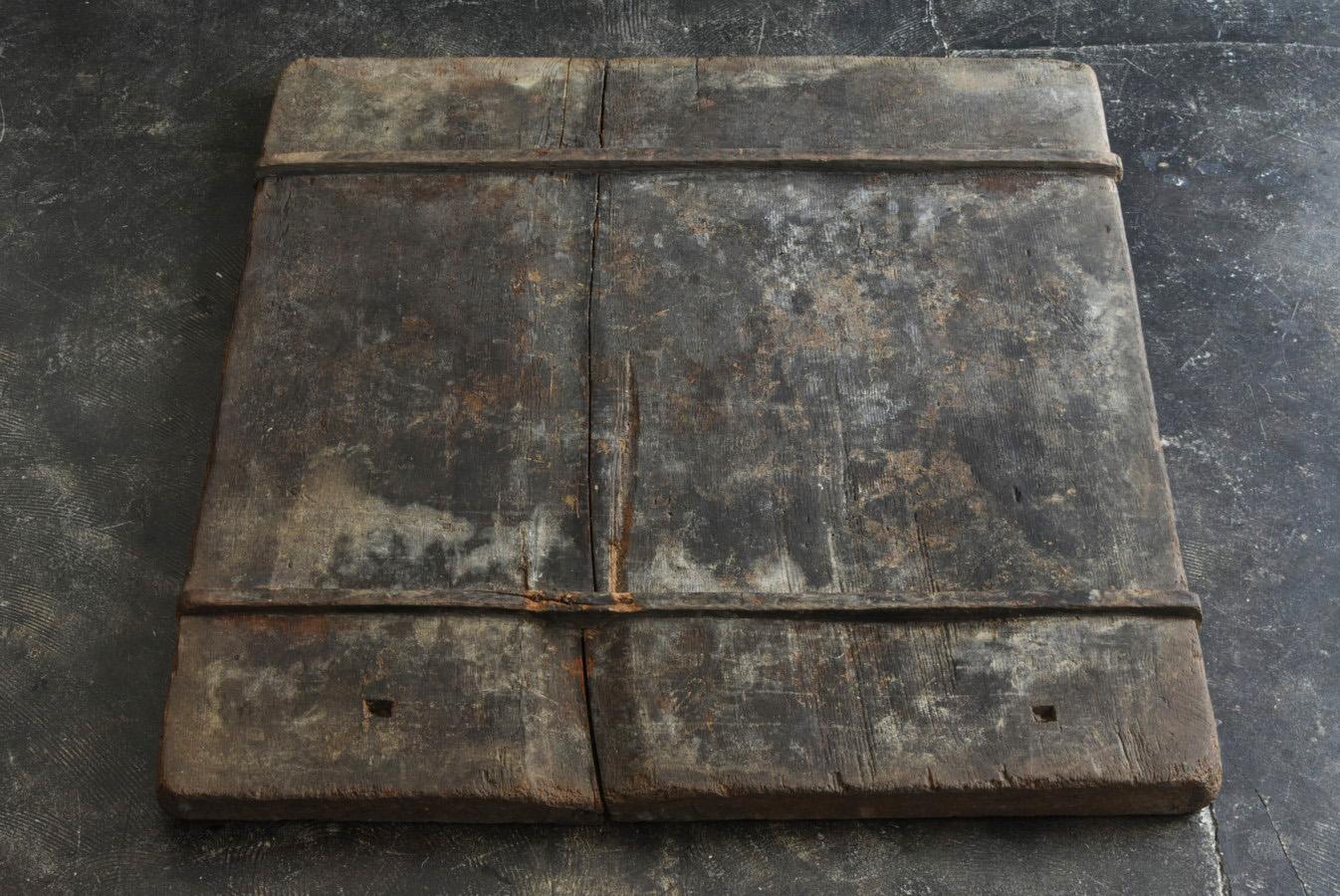 Japanese Antique Wooden Wabi-Sabi Board/Wall Hanging Board/Table Top/1868-1912 For Sale 10