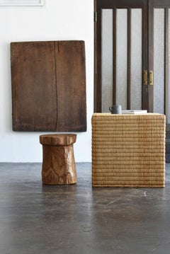 Japanese Antique Wooden Wabi-Sabi Board/Wall Hanging Board/Table Top/1868-1912