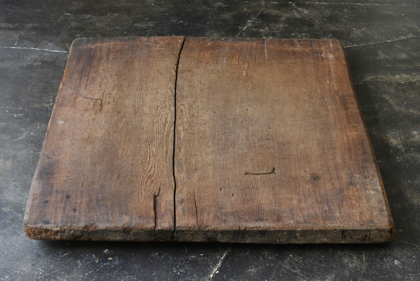 Japanese Antique Wooden Wabi-Sabi Board/Wall Hanging Board/Table Top/1868-1912 For Sale 1