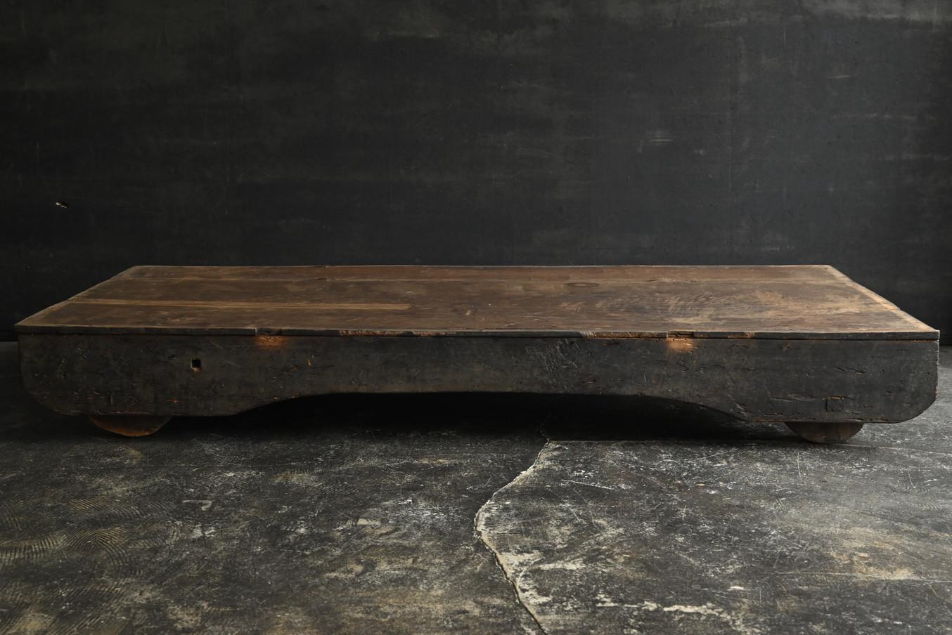 Japanese antique wooden Wabi Sabi low table/1800-1920/sofa table 6