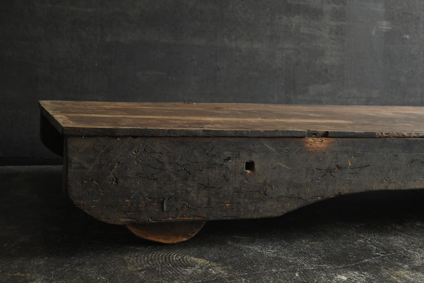 Japanese antique wooden Wabi Sabi low table/1800-1920/sofa table 8