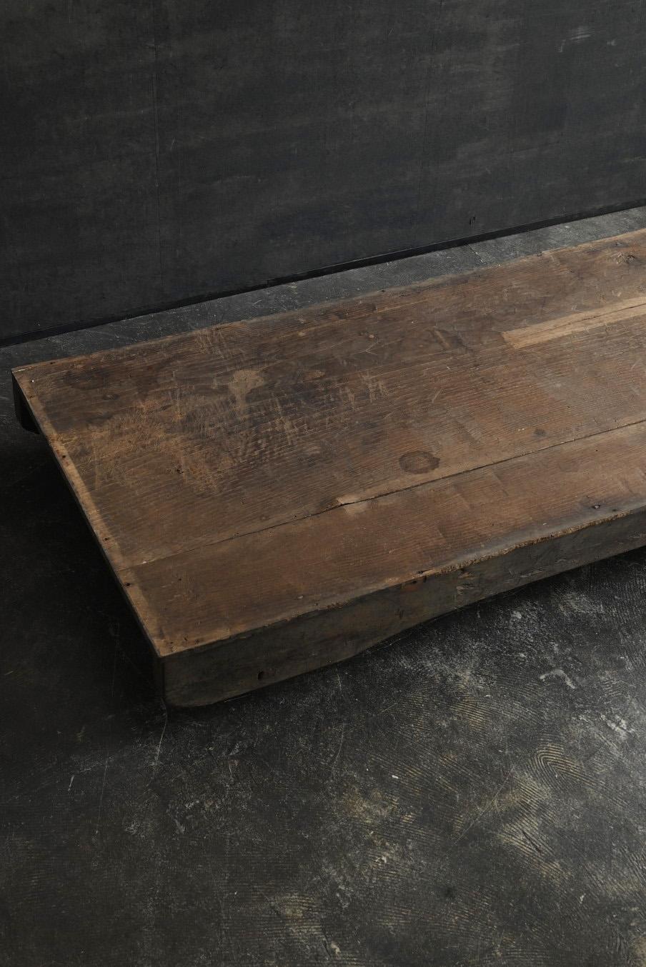 Japanese antique wooden Wabi Sabi low table/1800-1920/sofa table 12