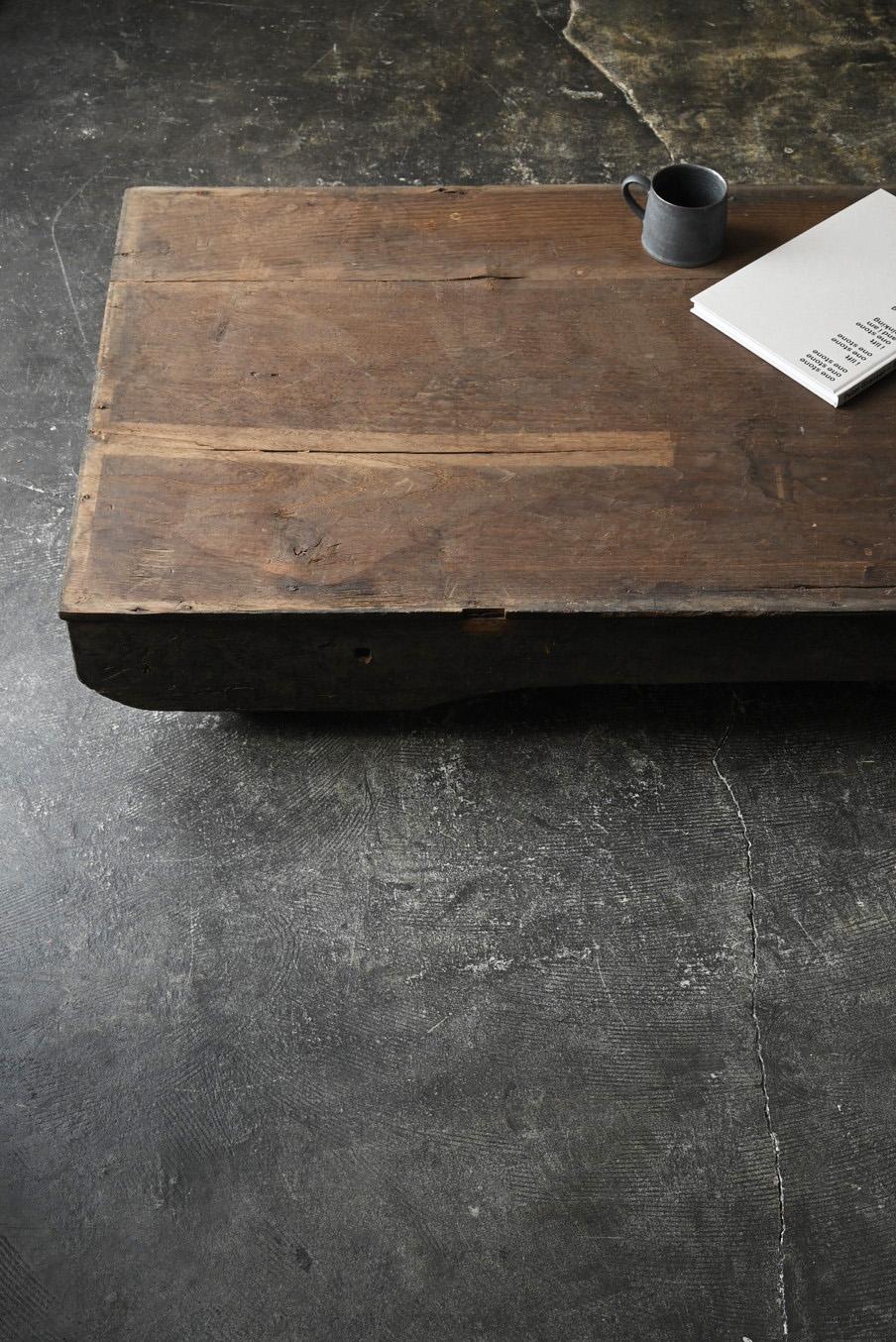Japanese antique wooden Wabi Sabi low table/1800-1920/sofa table 13