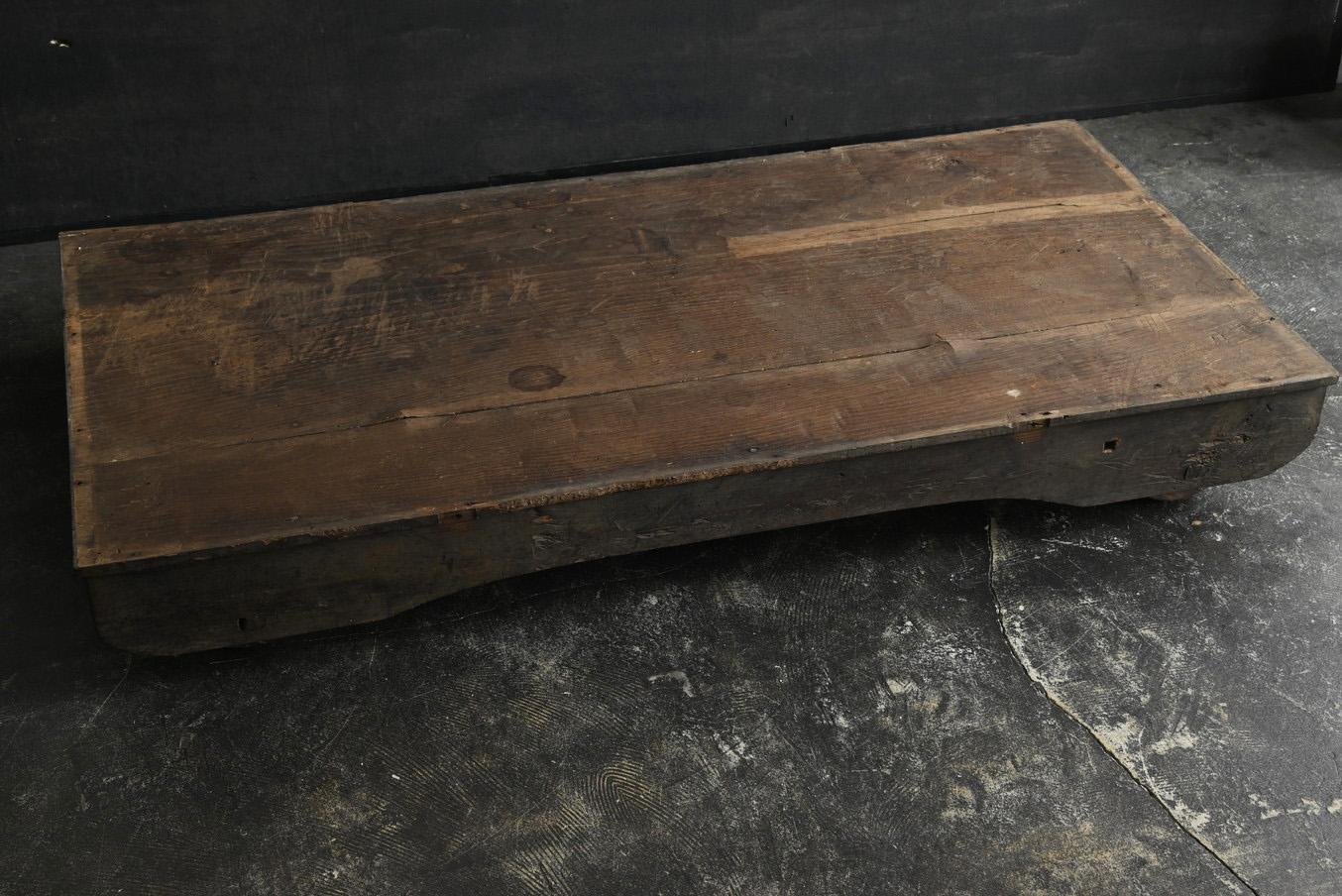 Japanese antique wooden Wabi Sabi low table/1800-1920/sofa table In Good Condition In Sammu-shi, Chiba