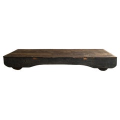 Japanese antique wooden Wabi Sabi low table/1800-1920/sofa table