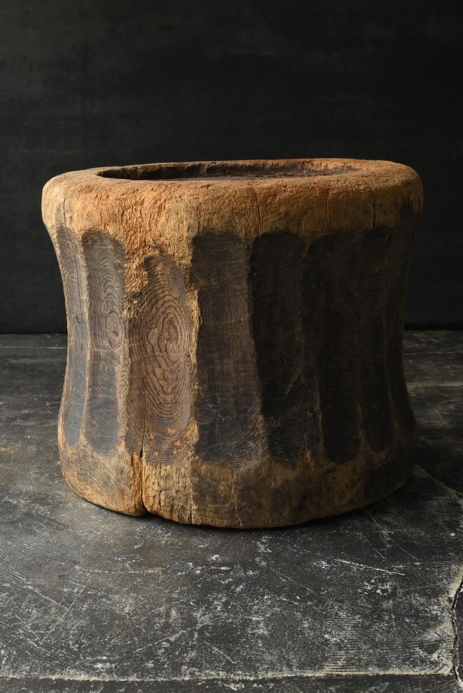 Japanese antique wooden wabi stool / Meiji-Taisho-Showa period / 1868-1920 4