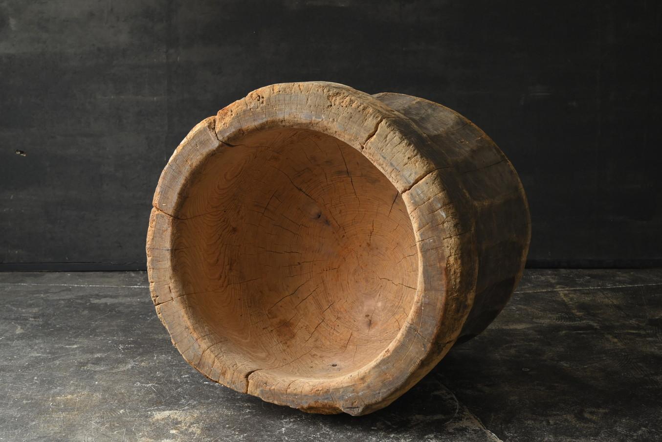 Japanese antique wooden wabi stool / Meiji-Taisho-Showa period / 1868-1920 8