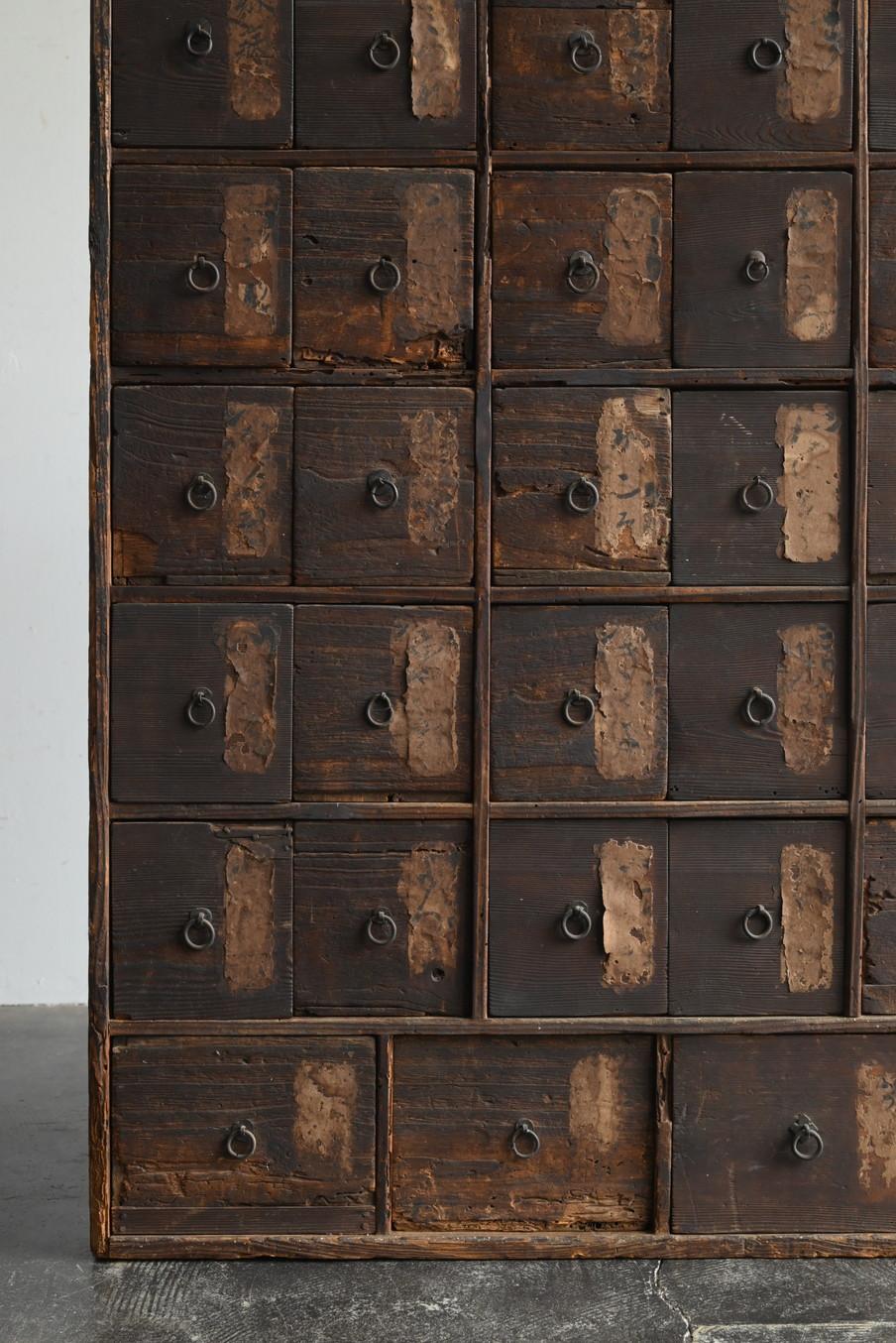 Japanese antique wooden wabisabi drawer/1868-1920/MINGEI/Meiji-Taisho For Sale 2