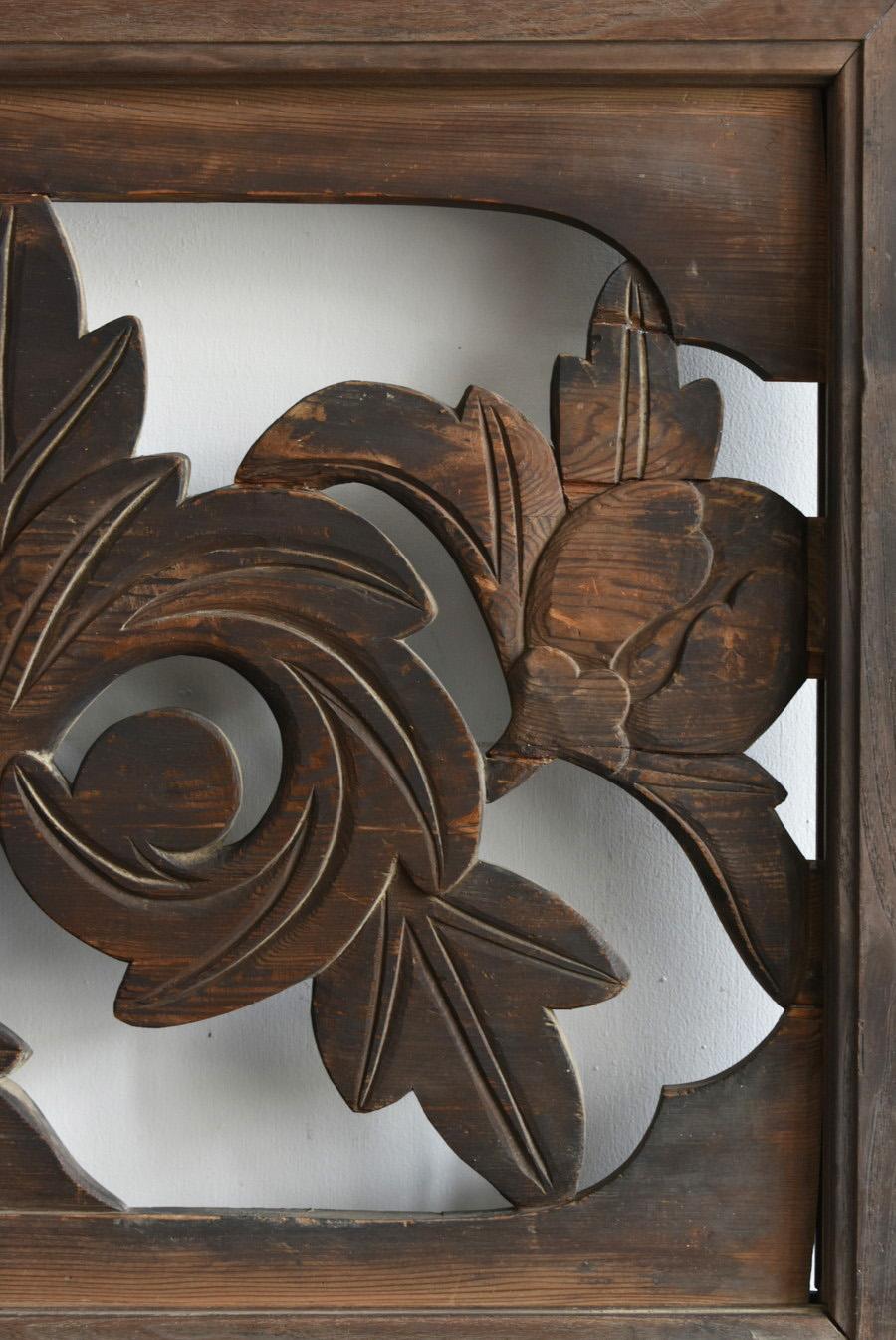 large carved wood wall art