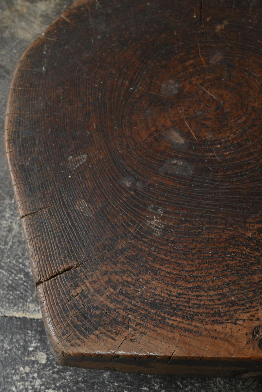 Tablero de trabajo japonés antiguo de madera / siglo XX / pequeño expositor en venta 5