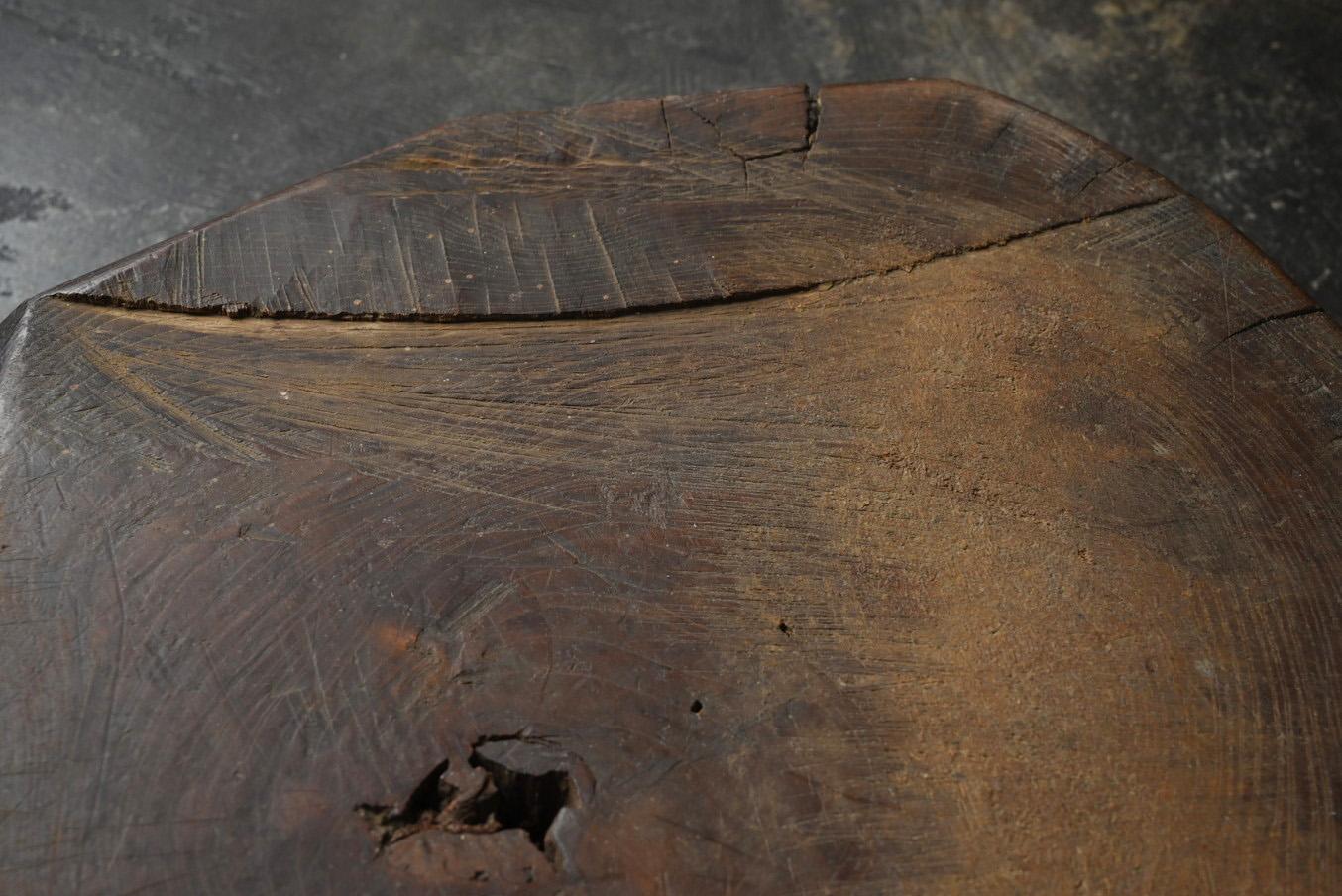 Tablero de trabajo japonés antiguo de madera / siglo XX / pequeño expositor en venta 7