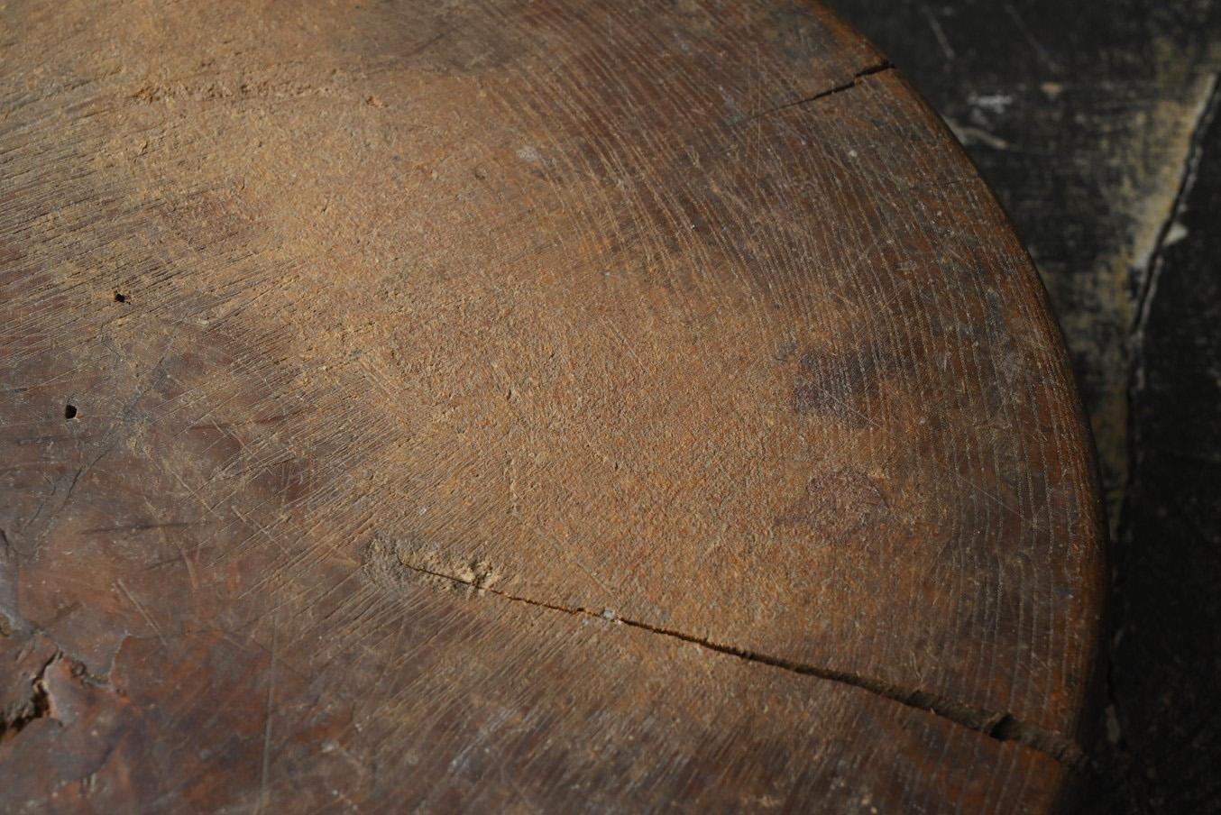 Tablero de trabajo japonés antiguo de madera / siglo XX / pequeño expositor en venta 8