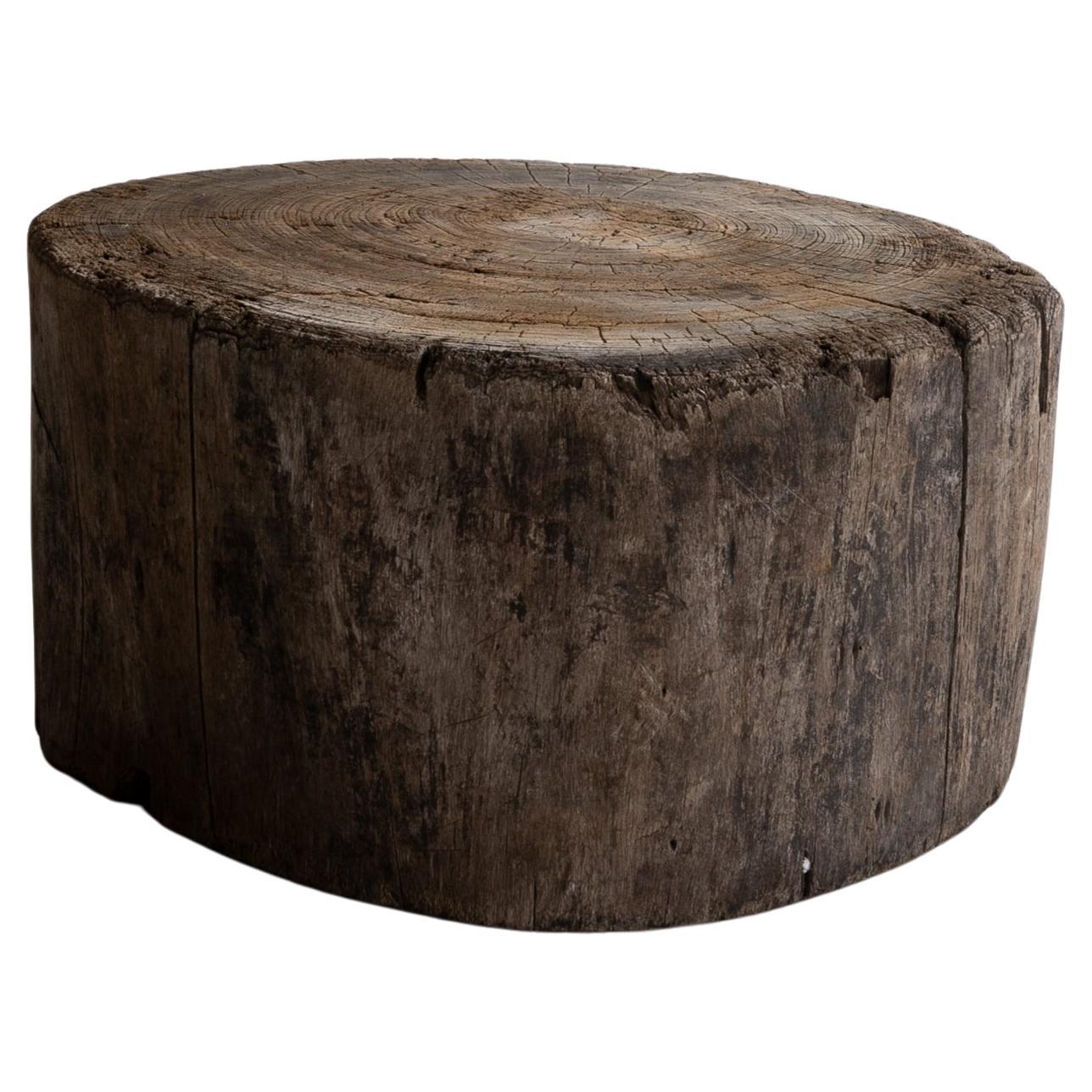 Planche de travail japonaise en bois ancien / Wabi sabi / Présentoir / Table d'appoint en vente