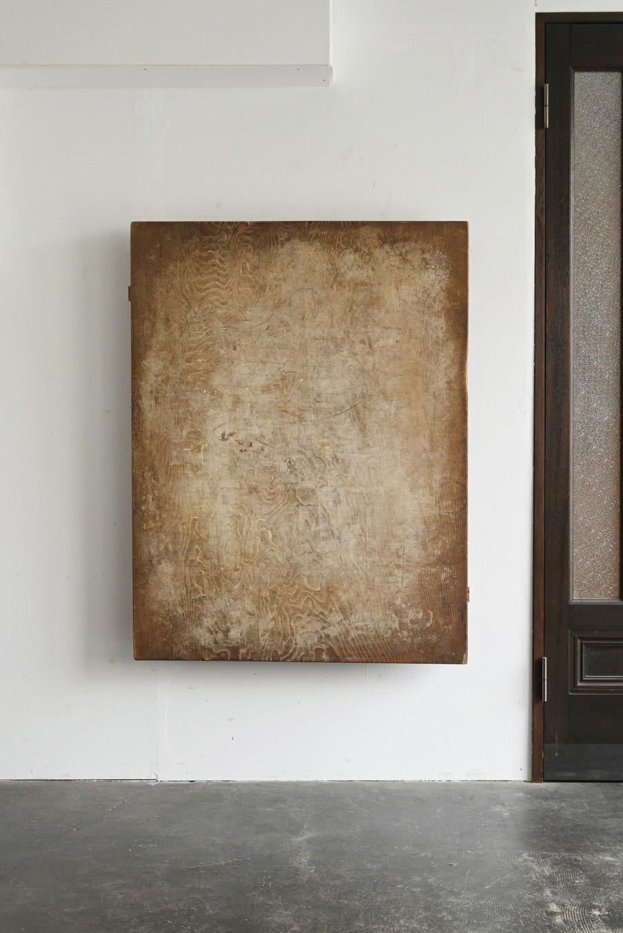 Tavola da lavoro antica giapponese in legno/oggetto da appendere al muro/1868-1920/tavolo basso In condizioni buone a Sammu-shi, Chiba